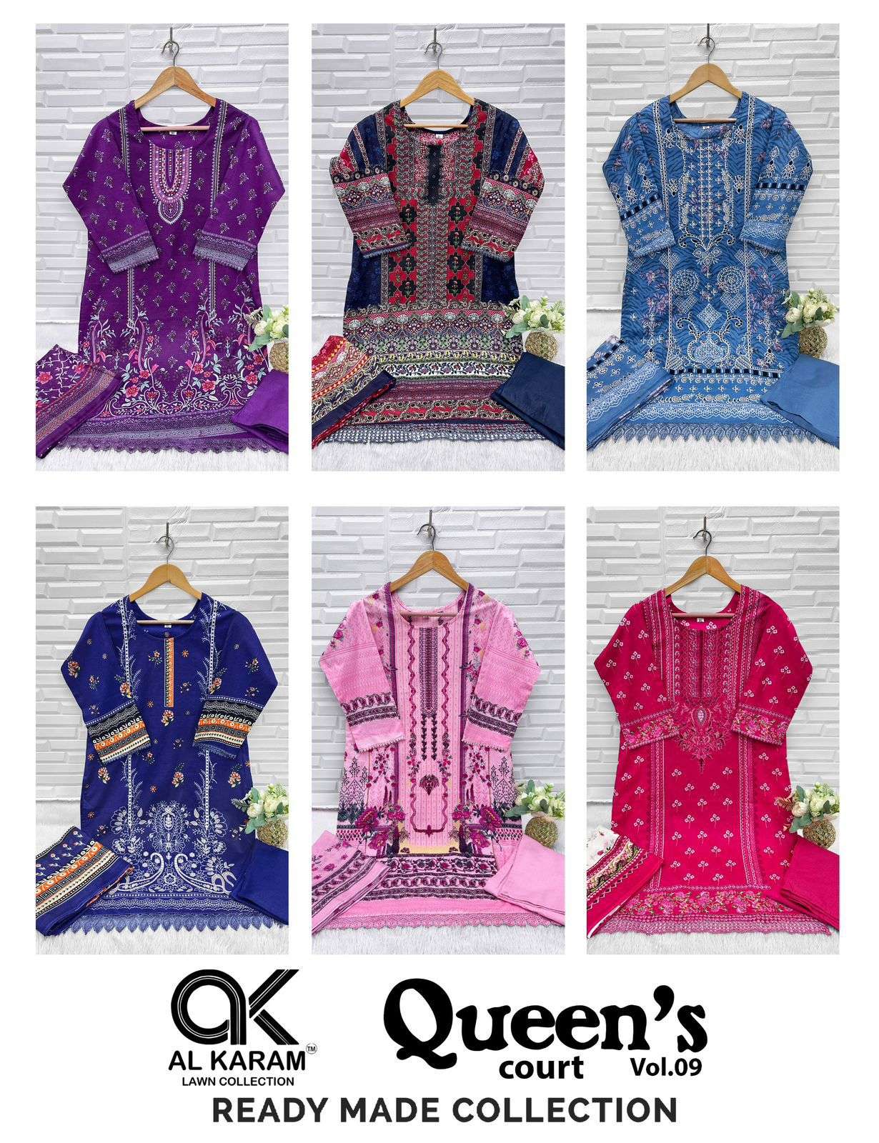 QUEEN COURTS VOL 09 STICH SUITS by AL KARAM-01-06