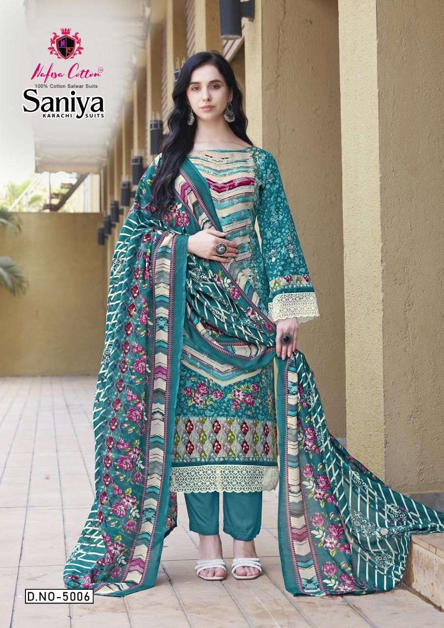 SANIYA KARACHI SUITS VOL 05 Nafisha Cotton-05