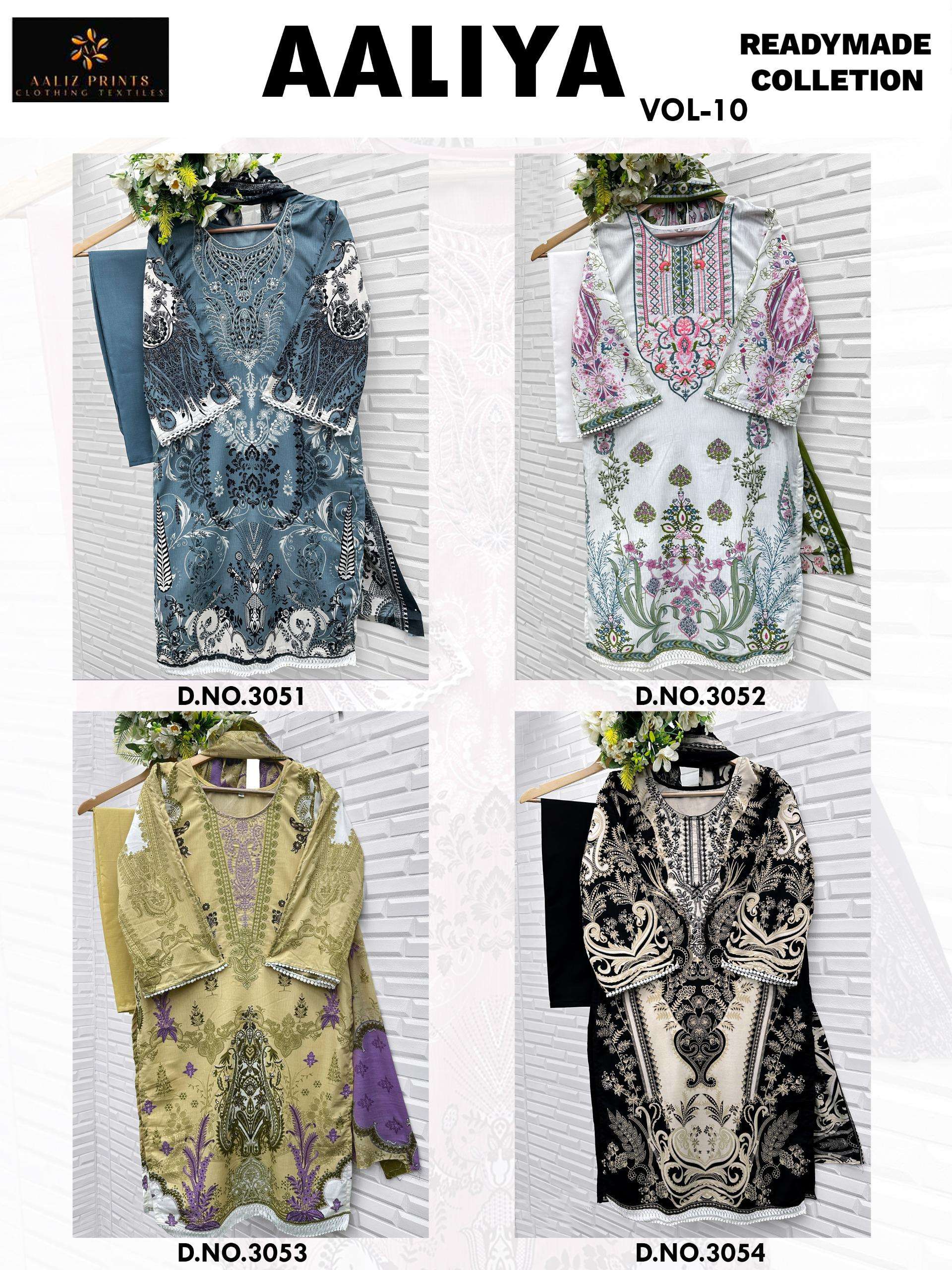 Aaliya embroidery collection vol 10 Ready Wear By Aaliz Prints-01-04