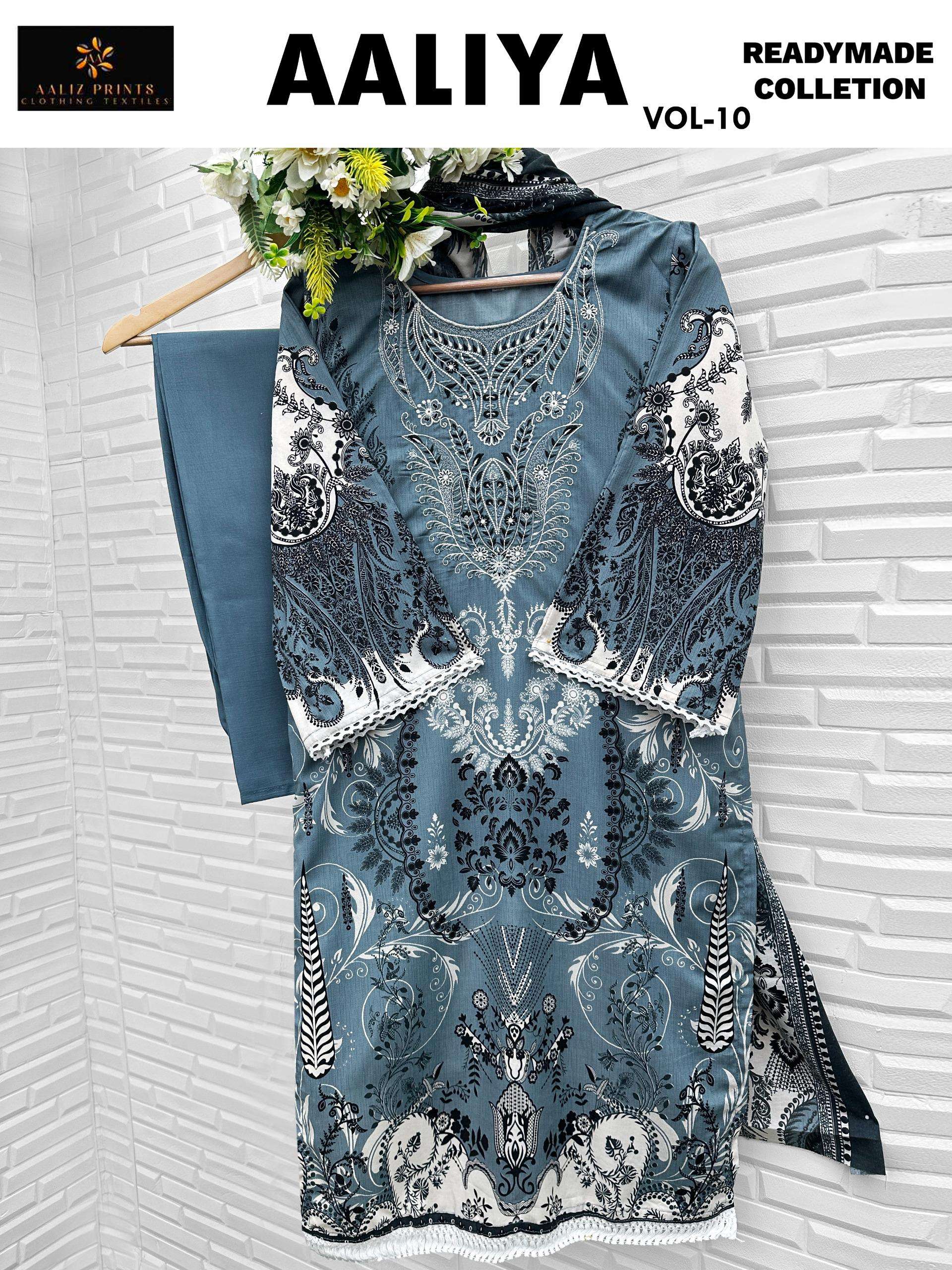 Aaliya embroidery collection vol 10 Ready Wear By Aaliz Prints-03