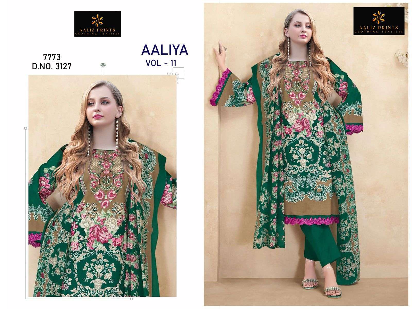 Aaliya embroidery collection vol 11 Aaliz Prints-01
