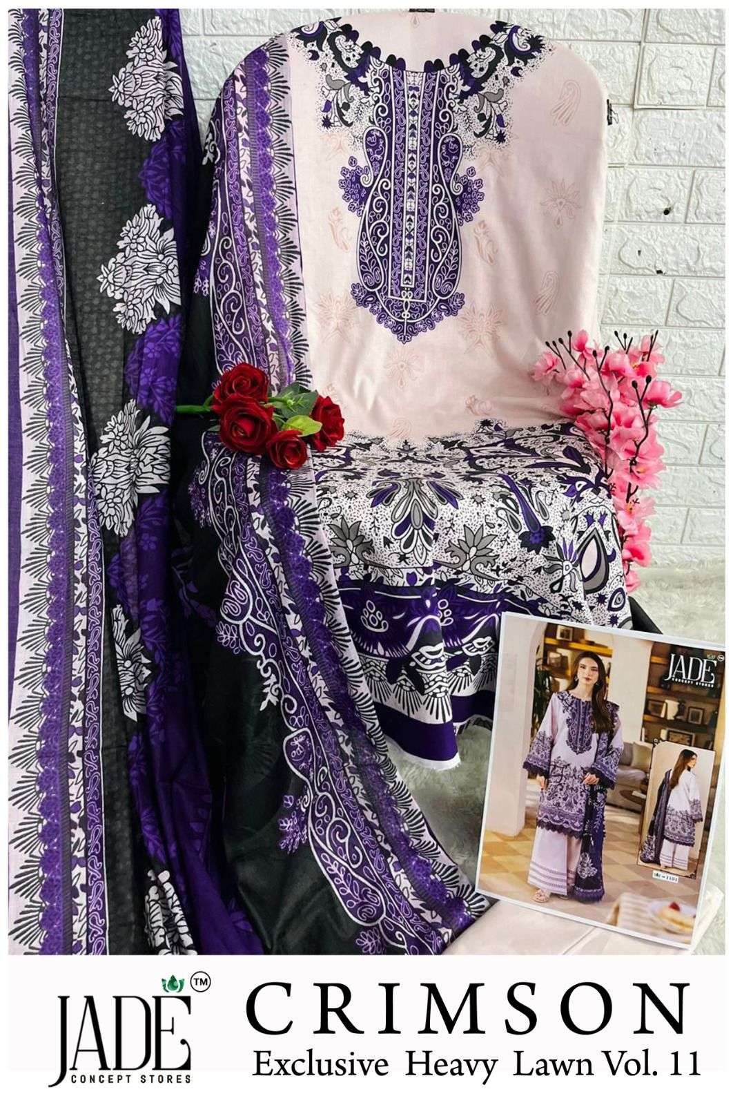 CRIMSON EXCLUSIVE HEAVY LAWN COLLECTION VOL 11 by JADE-04