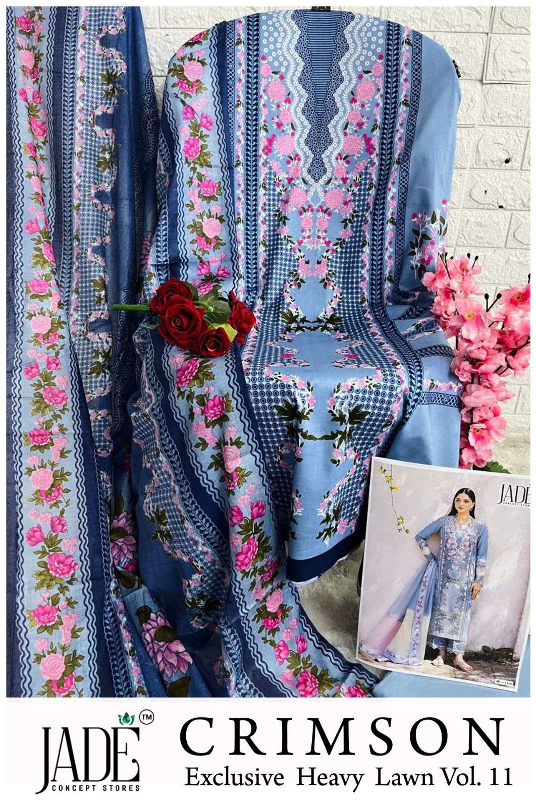 CRIMSON EXCLUSIVE HEAVY LAWN COLLECTION VOL 11 by JADE-10
