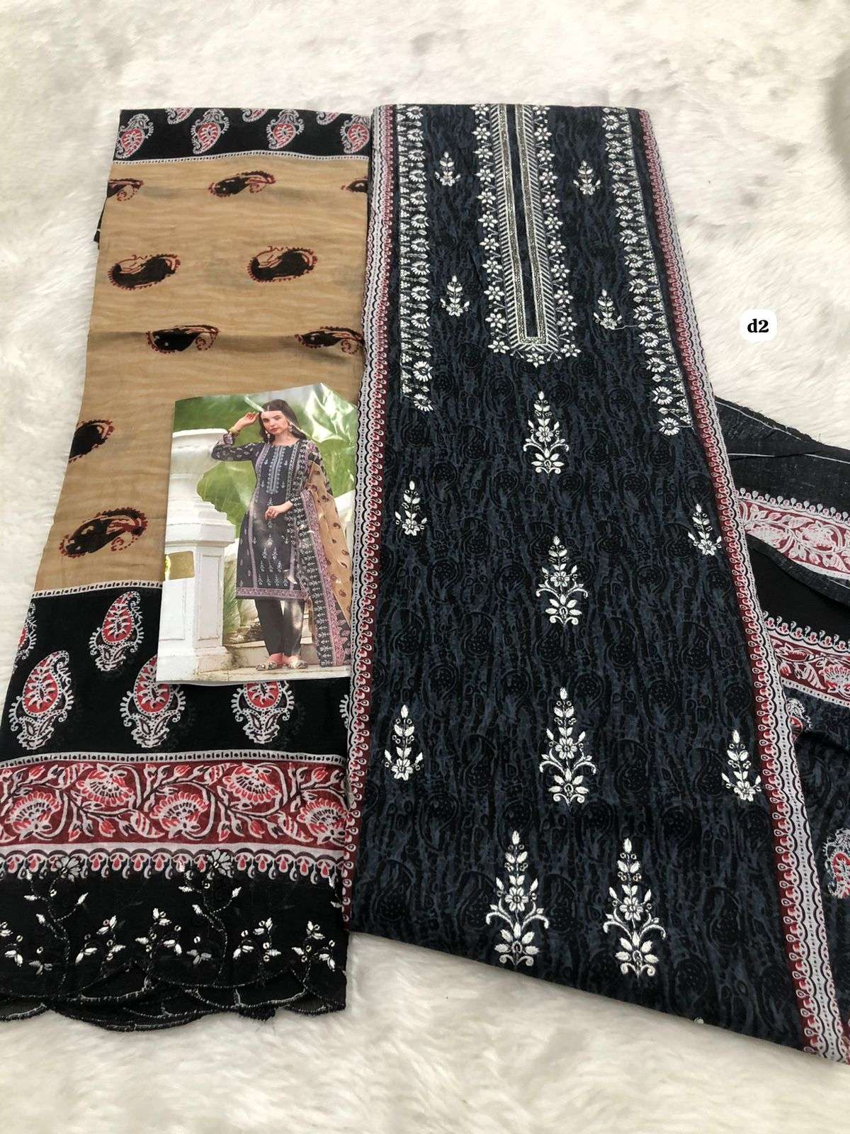 Falah Premium Cotton Collection code 30433 Falah Designer Suits-05