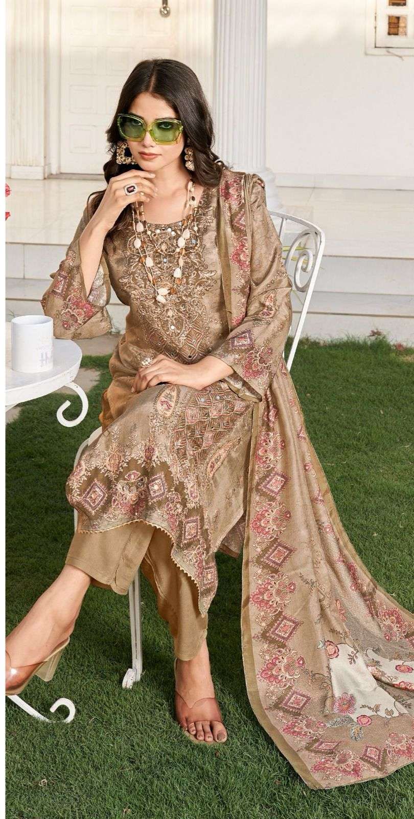 Falah Premium Maslin Collection Ready to Wear code 30447 by Falah Designer Suits-03