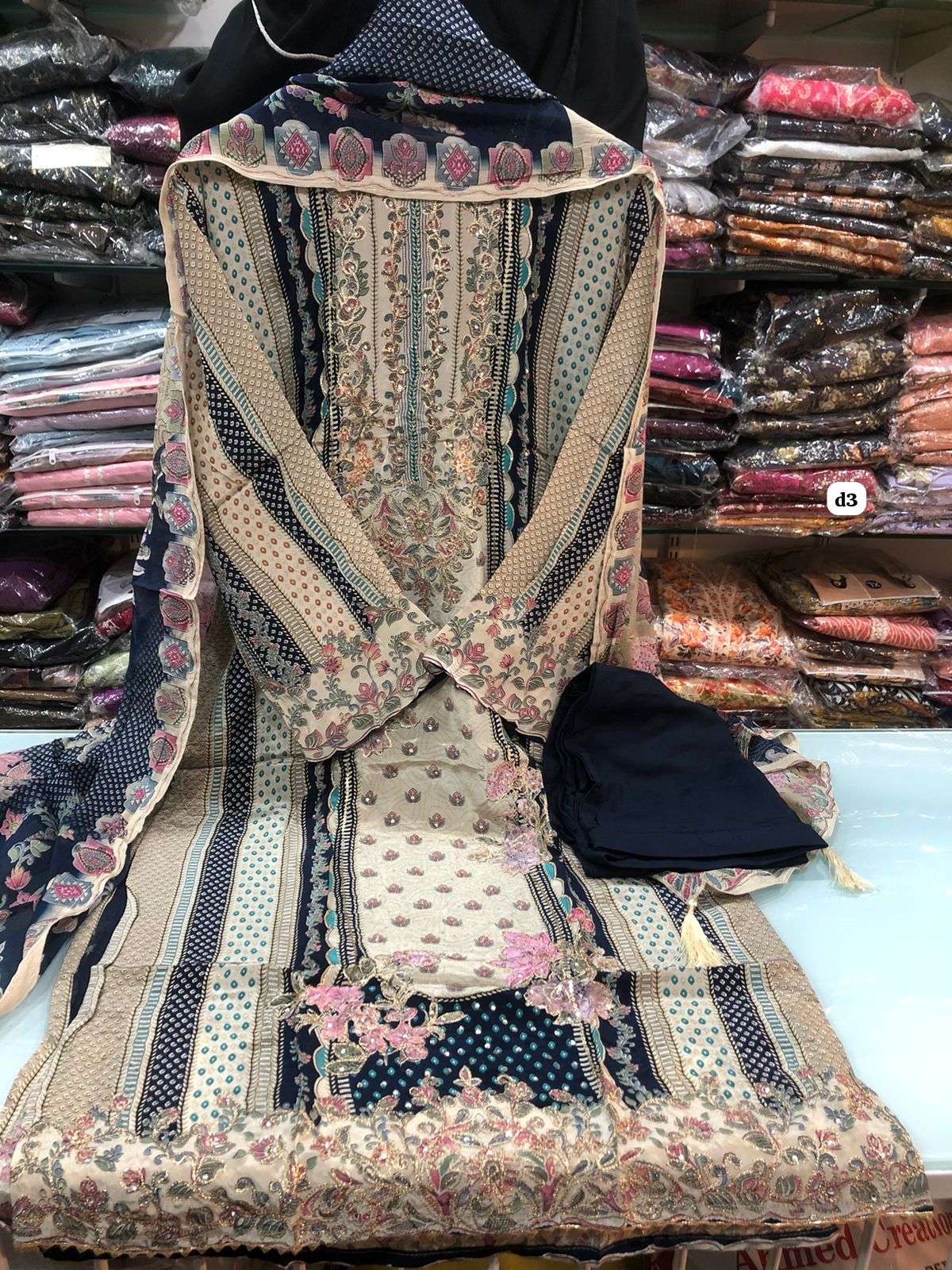 Falah Premium Maslin Collection Ready to Wear code 30449 by Falah Designer Suits-08