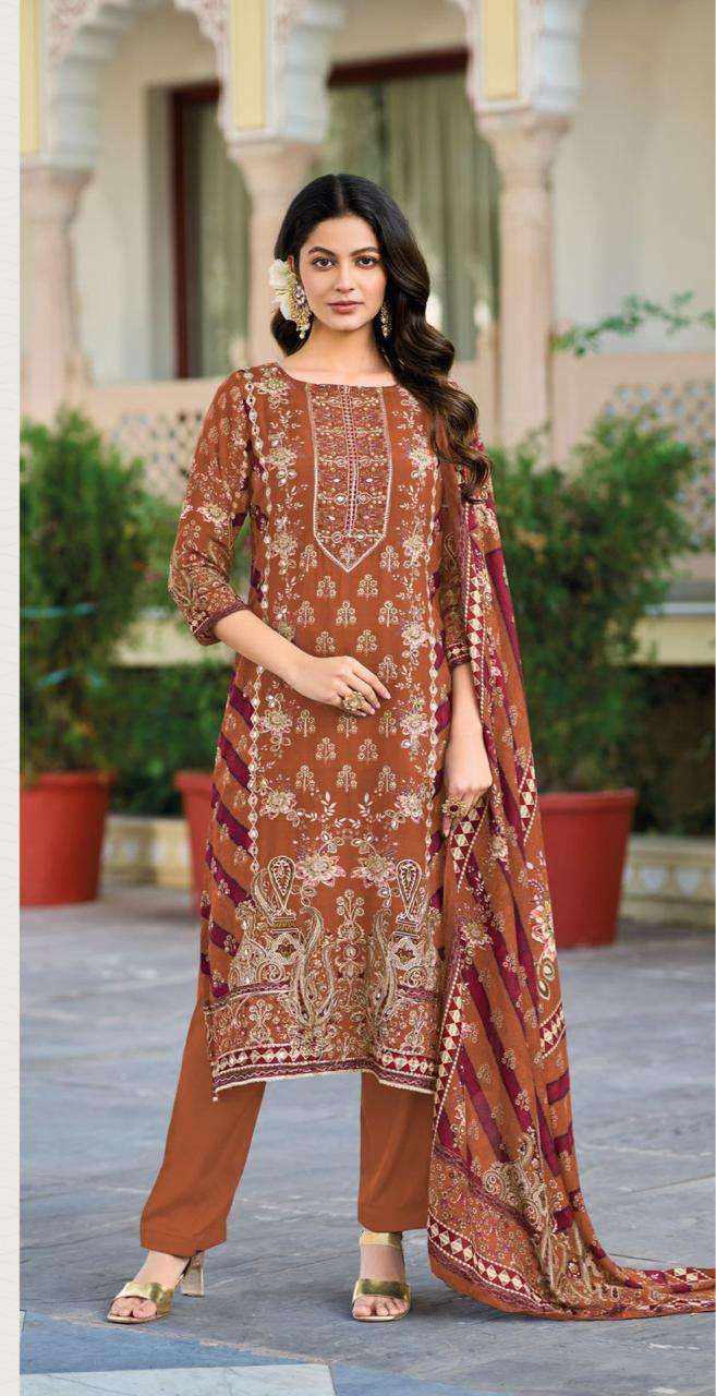 Falah Premium Maslin Collection Ready to Wear code 30450 by Falah Designer Suits-03