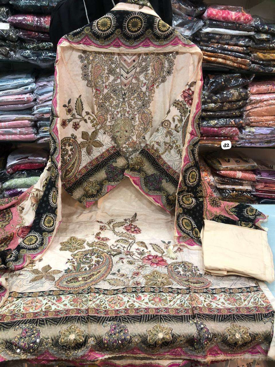 Falah Premium Maslin Collection Ready to Wear code 30451 by Falah Designer Suits-02