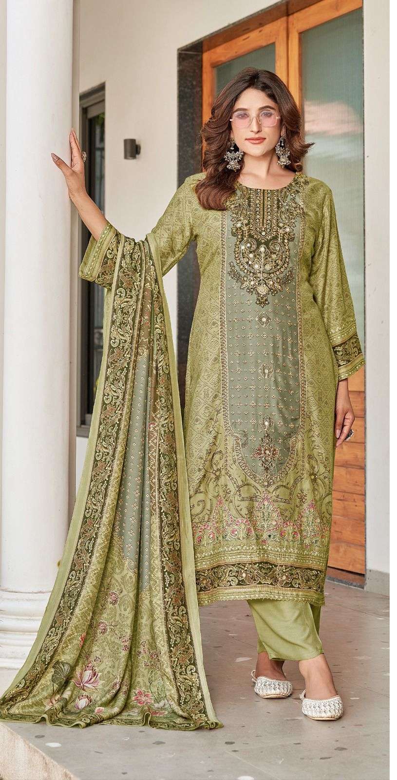 Falah Premium Maslin Collection Ready to Wear code 30452 by Falah Designer Suits-02