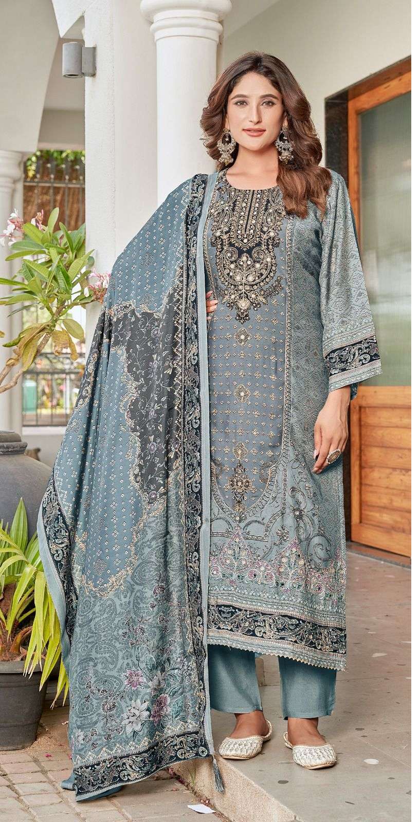 Falah Premium Maslin Collection Ready to Wear code 30452 by Falah Designer Suits-03
