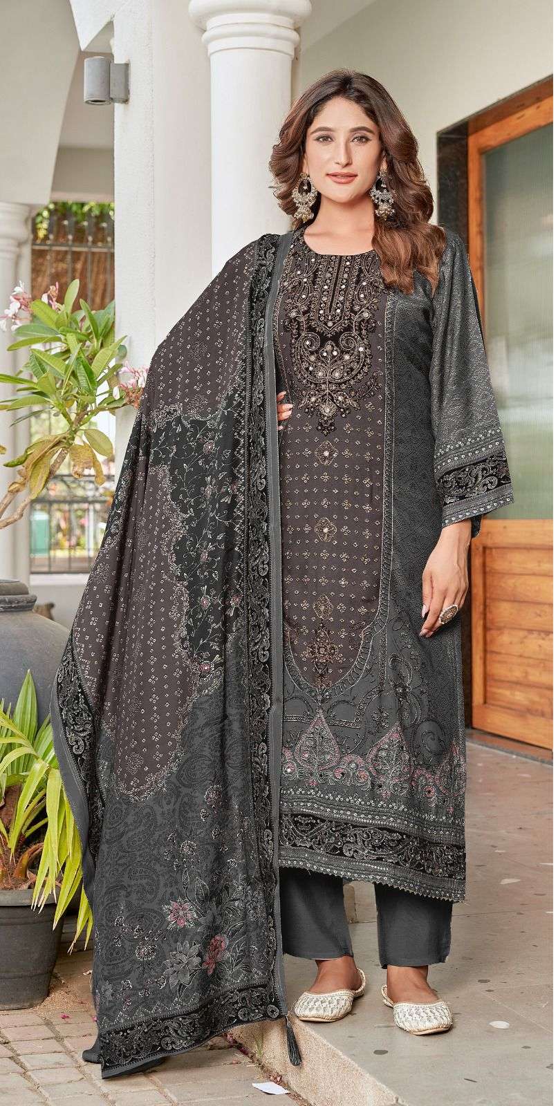 Falah Premium Maslin Collection Ready to Wear code 30452 by Falah Designer Suits-04