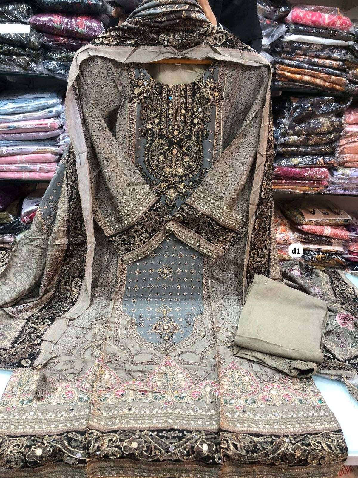 Falah Premium Maslin Collection Ready to Wear code 30452 by Falah Designer Suits-05