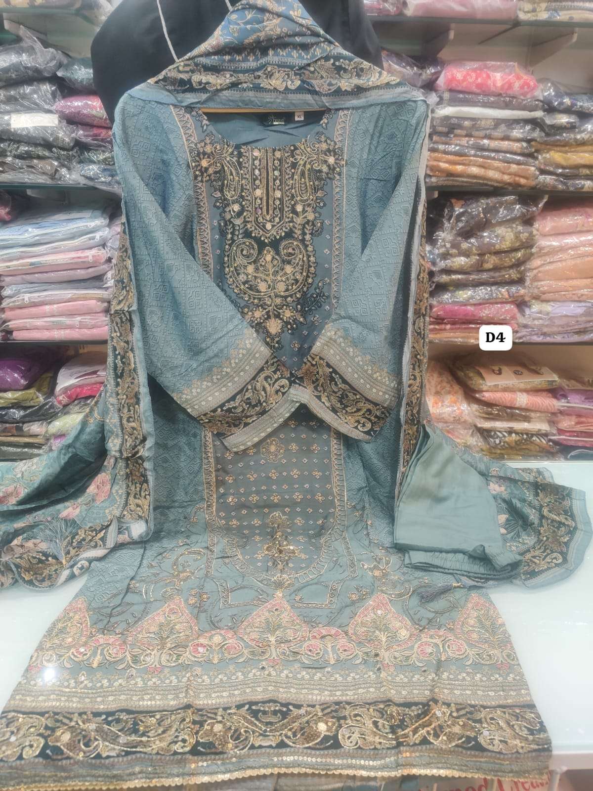 Falah Premium Maslin Collection Ready to Wear code 30452 by Falah Designer Suits-07