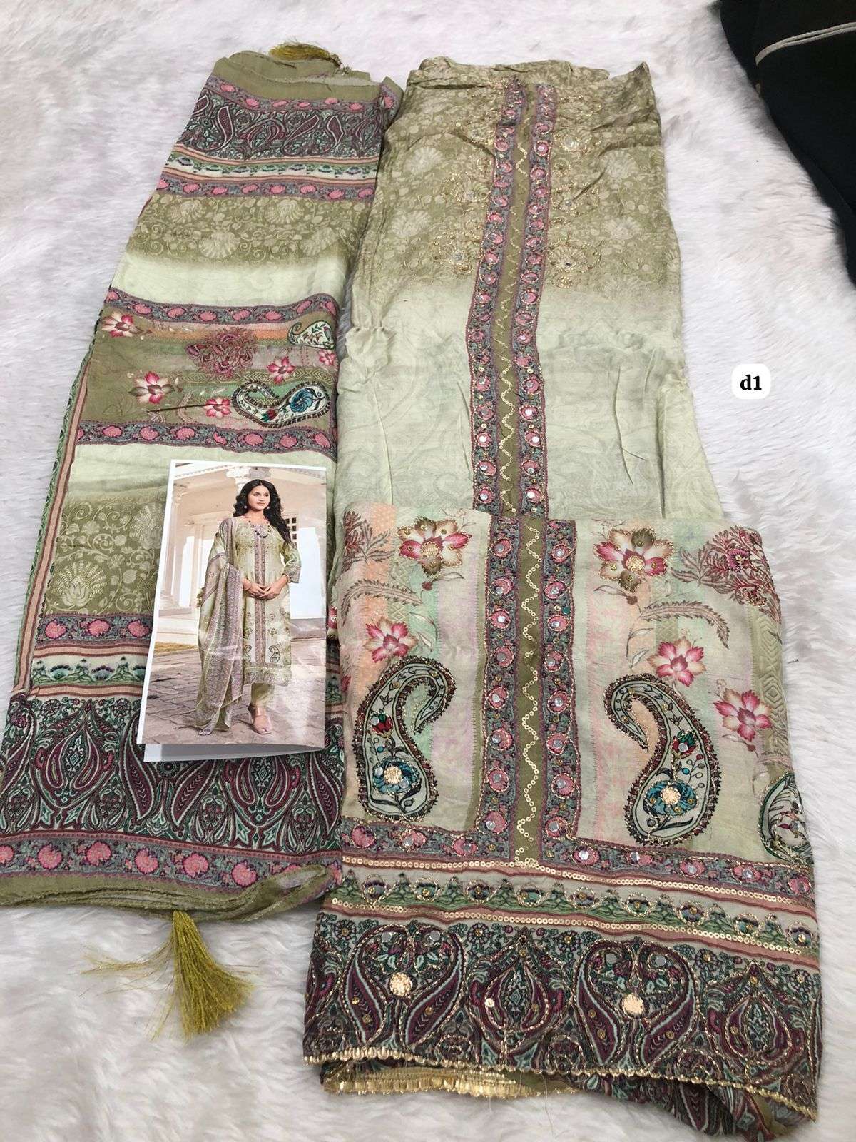 Falah Premium Muslin Collection code 30457 by Falah Designer Suits-04