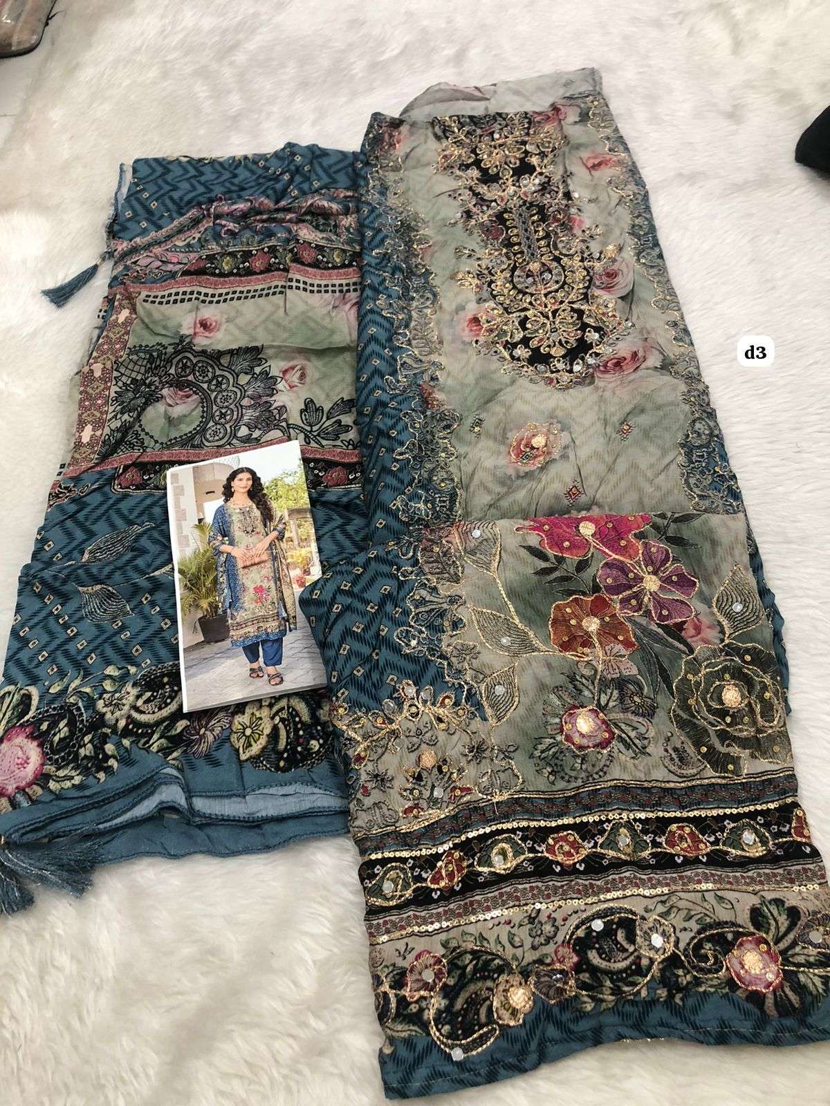 Falah Premium Muslin Collection code 30458 by Falah Designer Suits-02