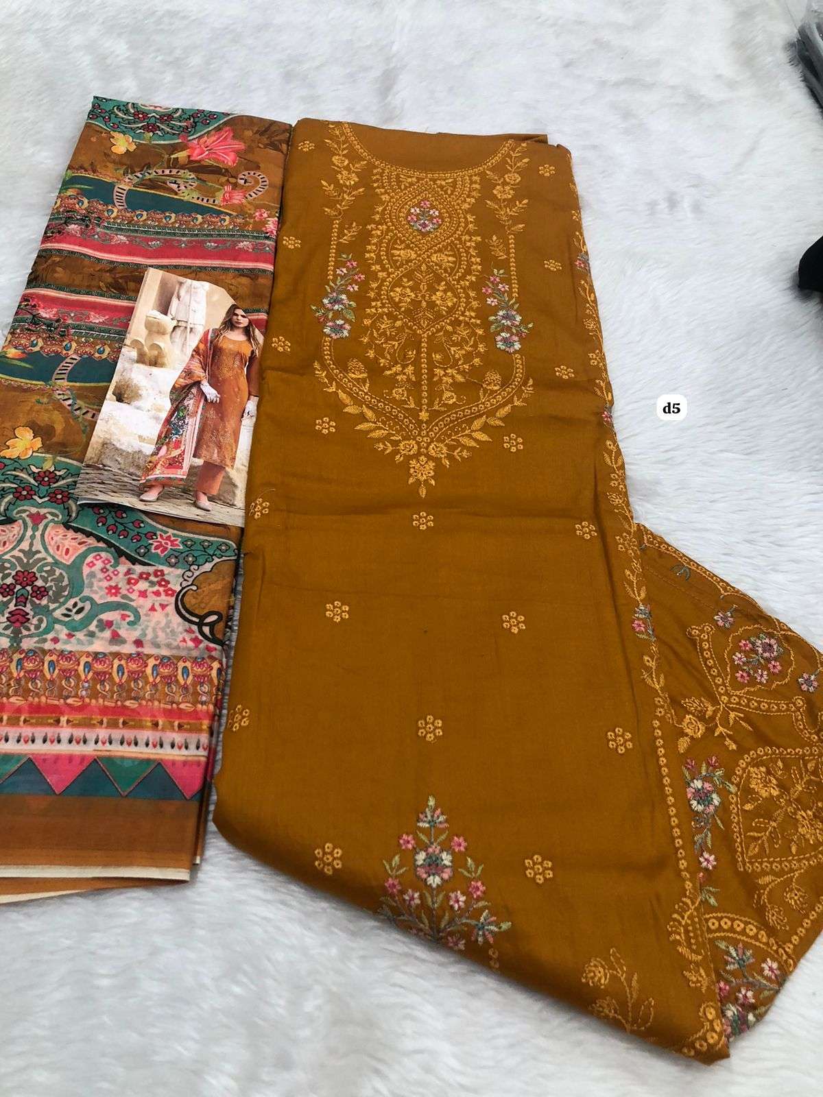 Falah Premium Muslin Collection code 30466 by Falah Designer Suits-05