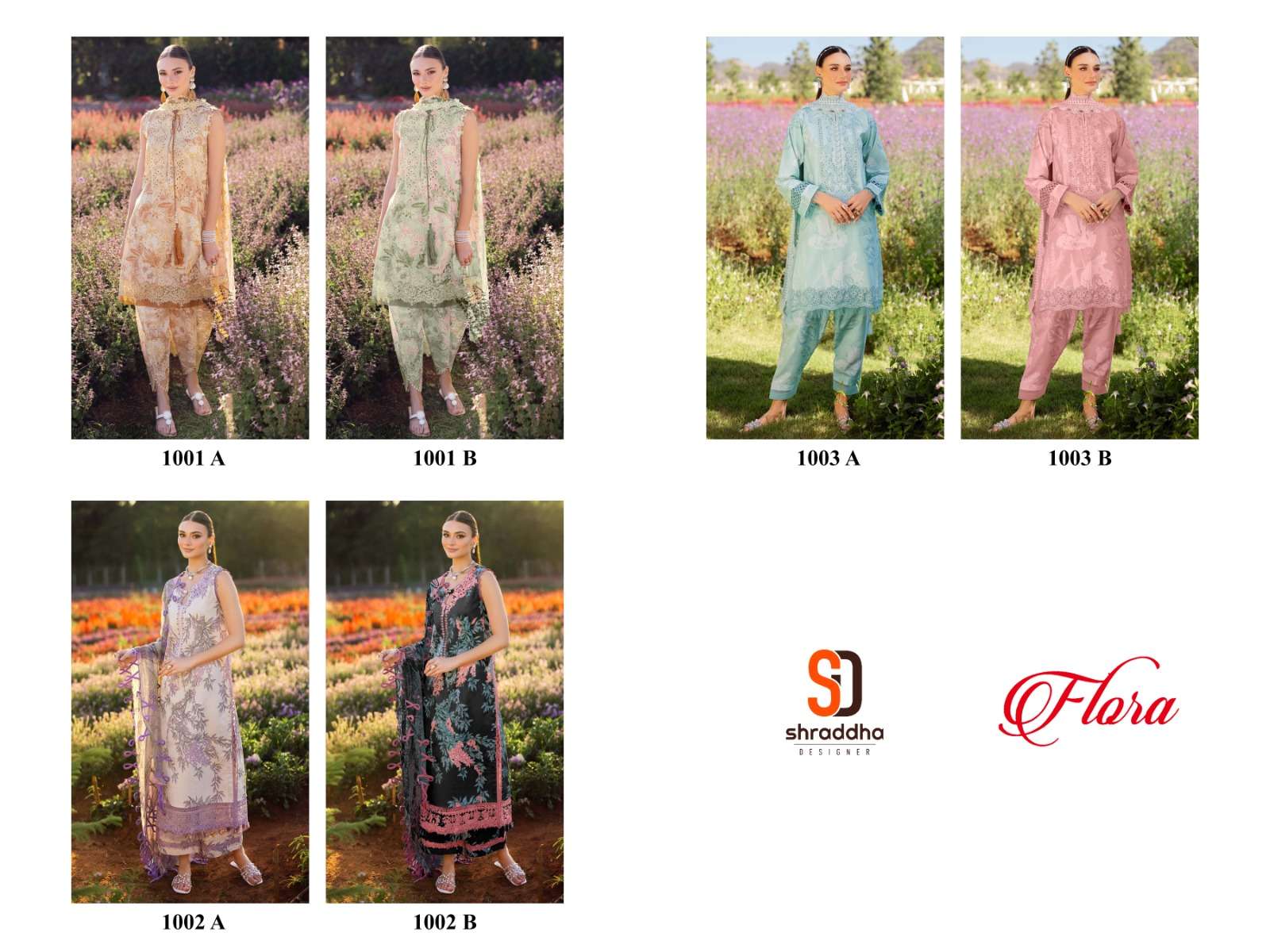 FLORA vol 01 by SHARADDHA DESIGNER-01-05