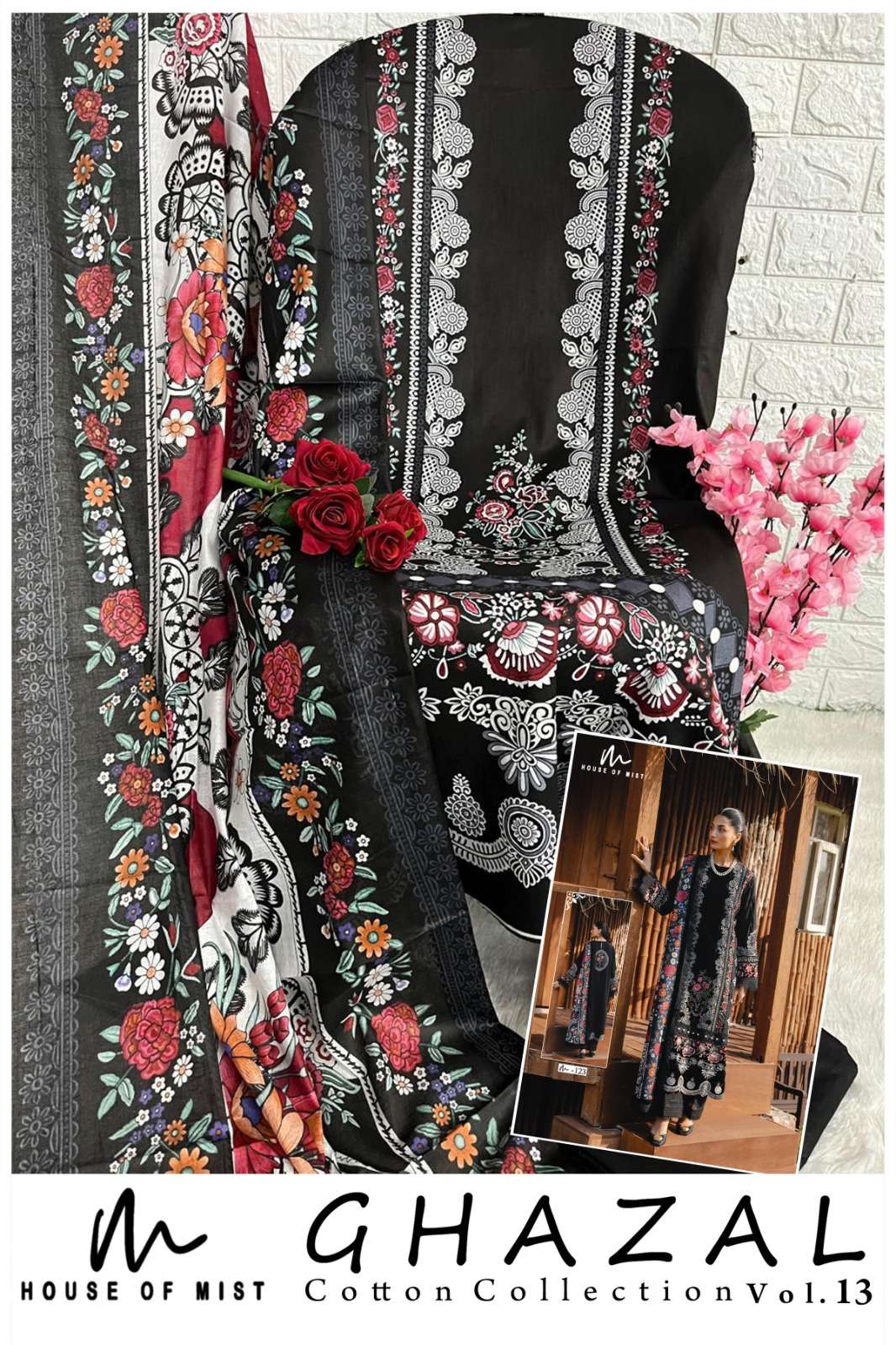 GHAZAL COTTON COLLECTION 13 BY HOUSE OF MIST-07