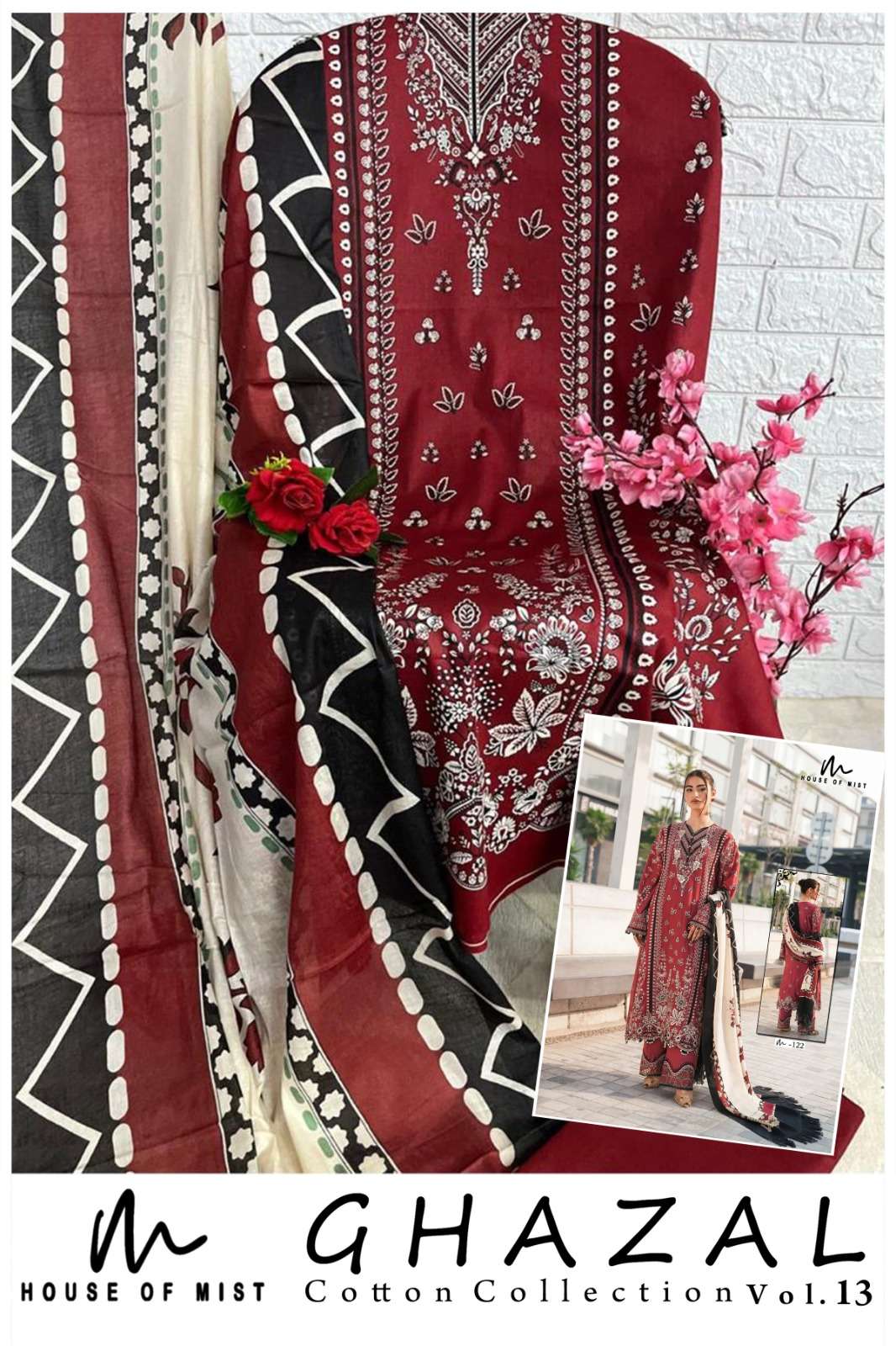 GHAZAL COTTON COLLECTION 13 BY HOUSE OF MIST-09