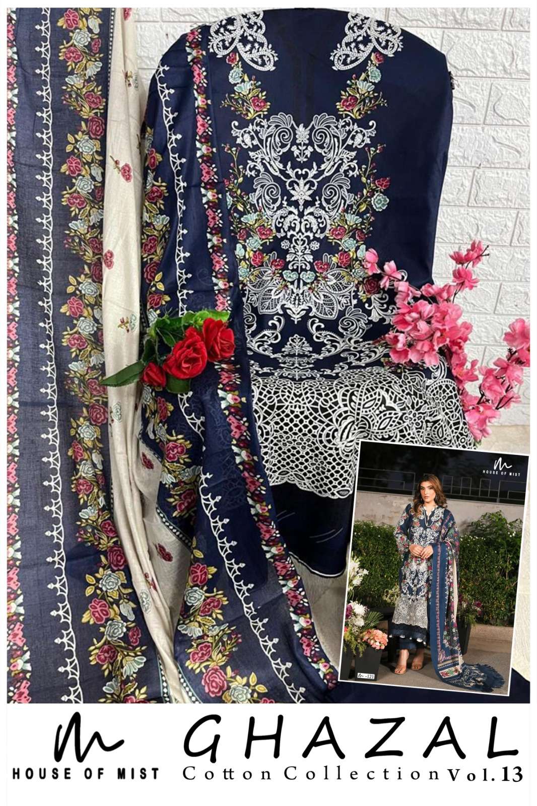 GHAZAL COTTON COLLECTION 13 BY HOUSE OF MIST-10