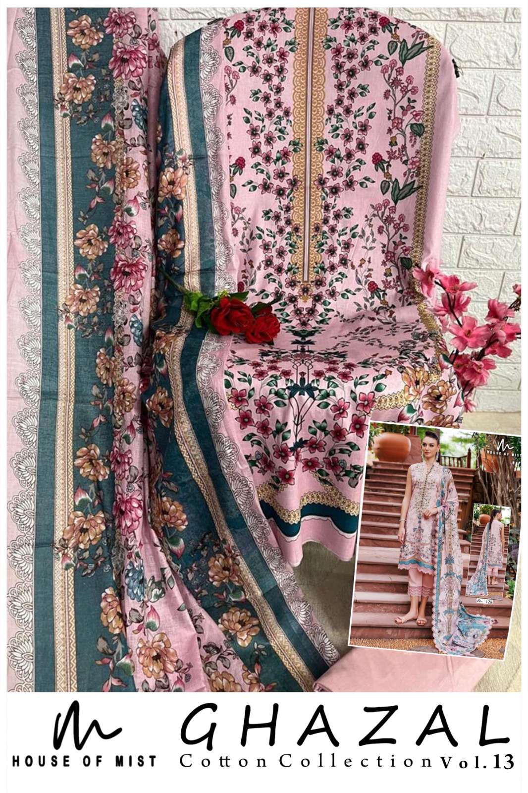 GHAZAL COTTON COLLECTION 13 BY HOUSE OF MIST-12