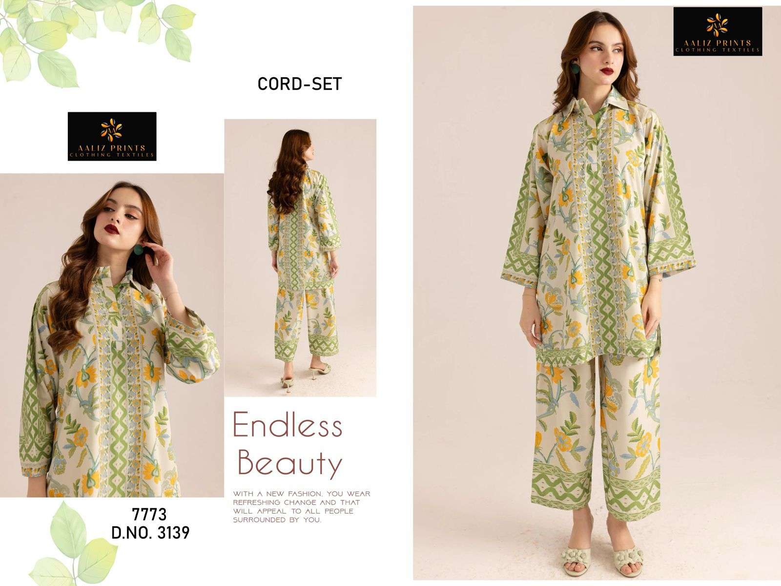 HOLLYWOOD CORD SET VOL 1 Full Stiched Printed Aaliz Prints-03