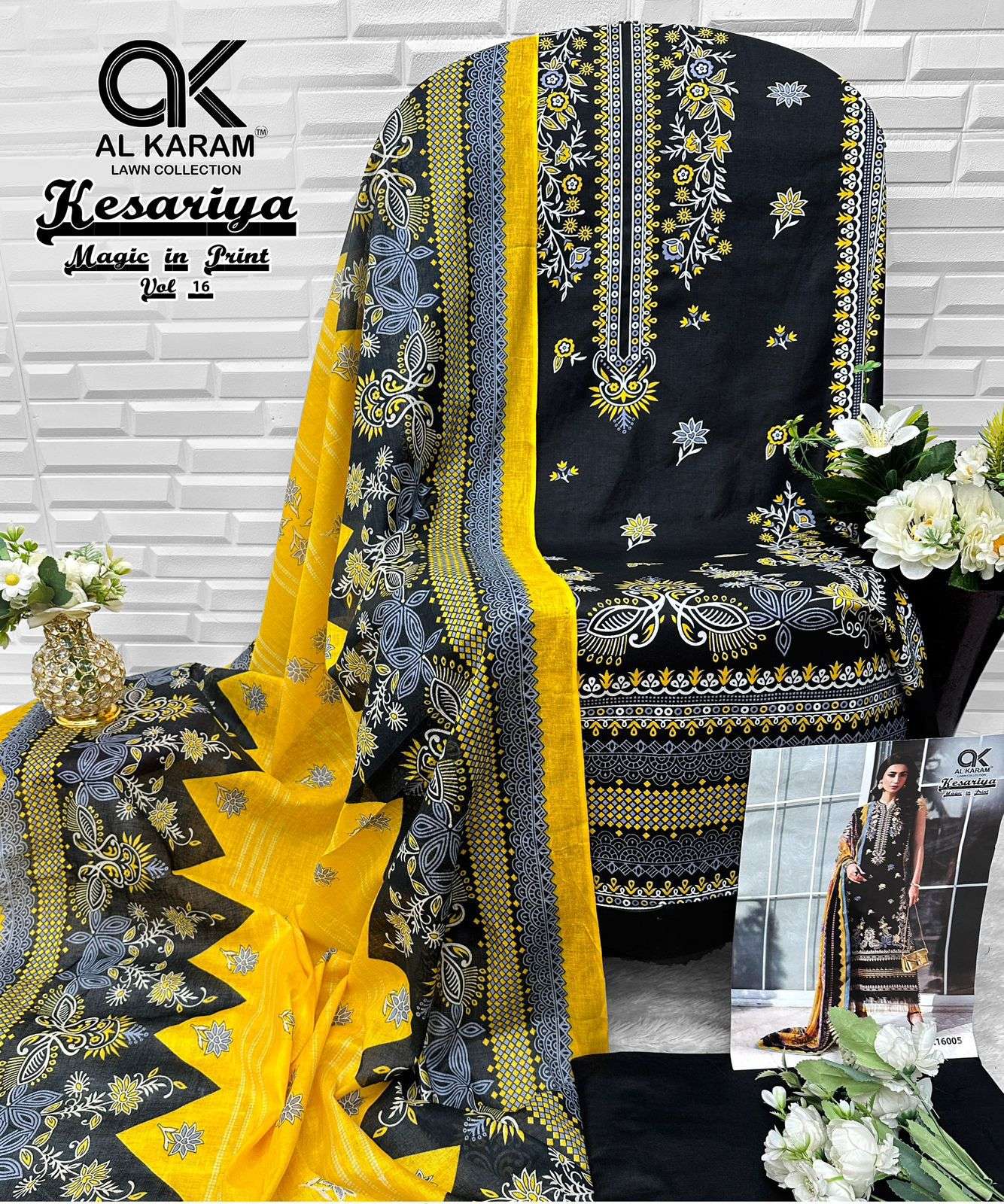 Kesariya Magic in Print VOL 16 by Al Karam-08
