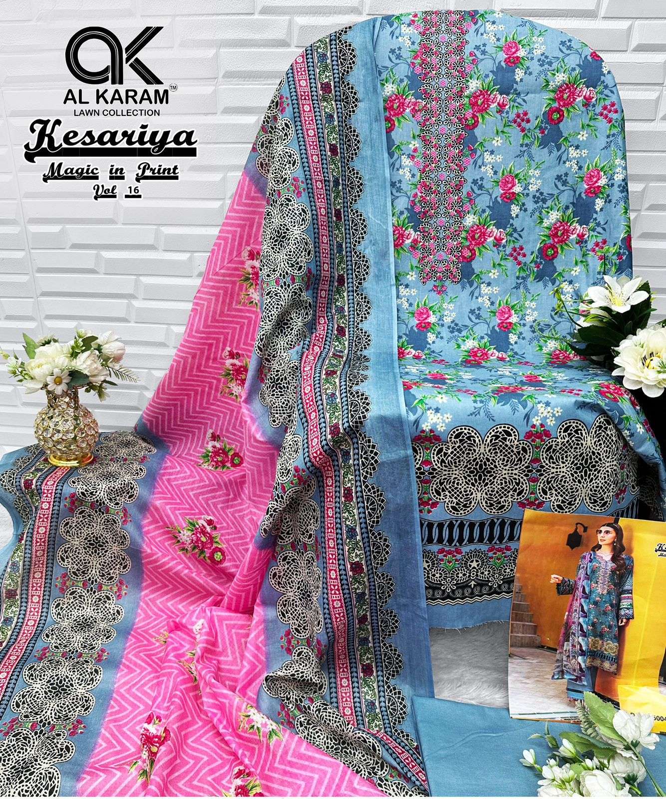 Kesariya Magic in Print VOL 16 by Al Karam-09