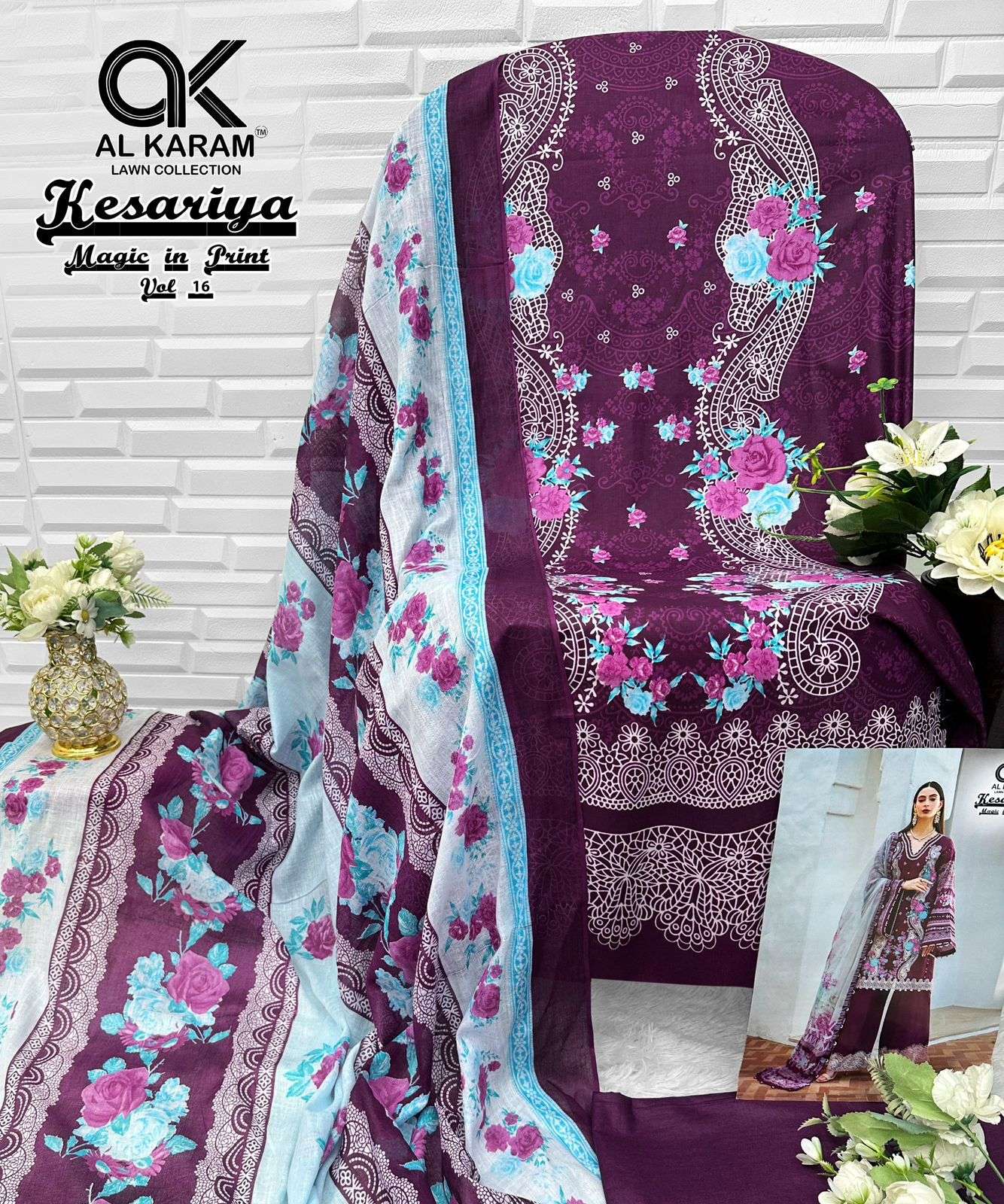 Kesariya Magic in Print VOL 16 by Al Karam-10