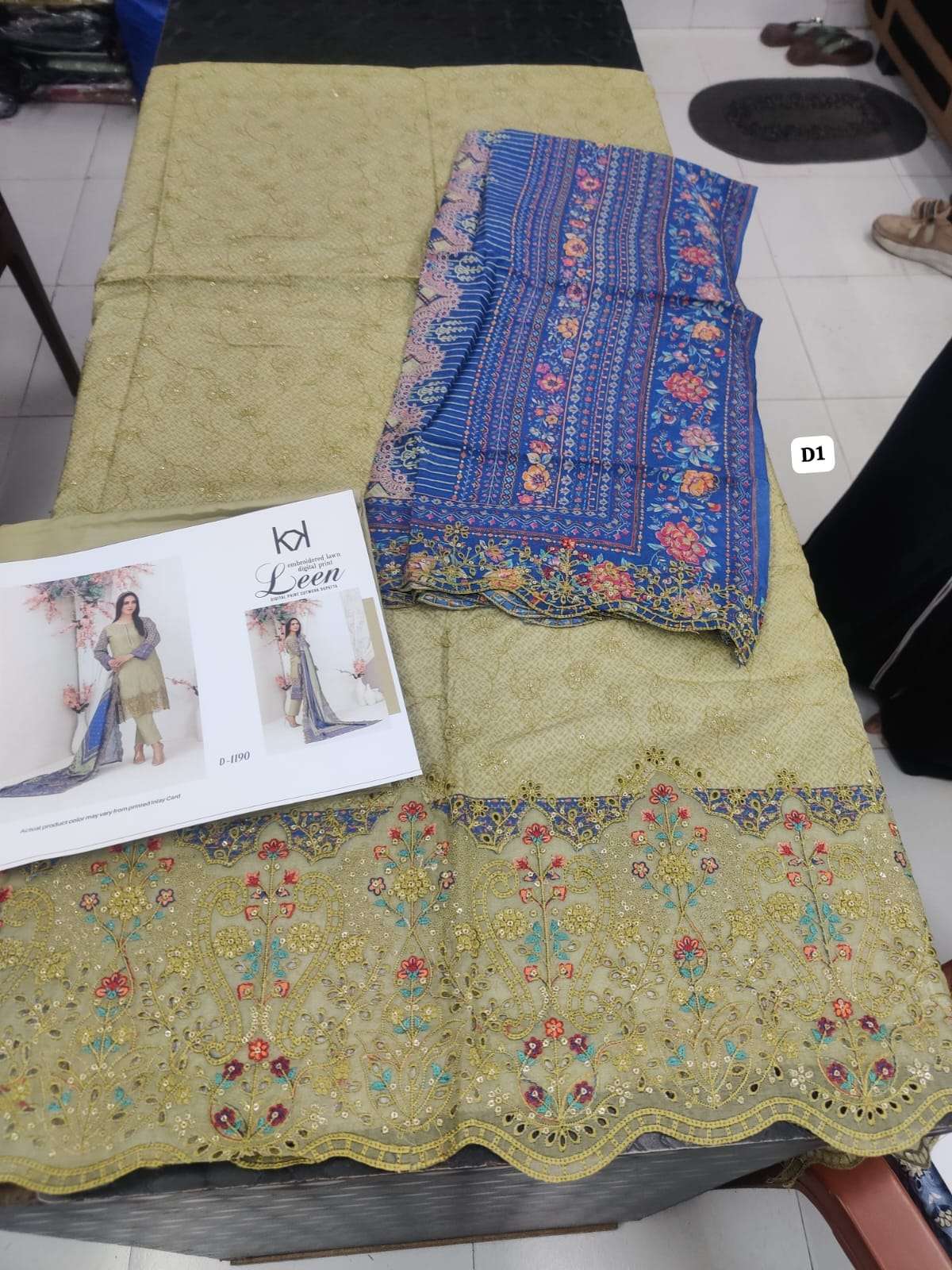 LEEN New Embroidered Digital Printed Lawn Shahid Tawakkal-10