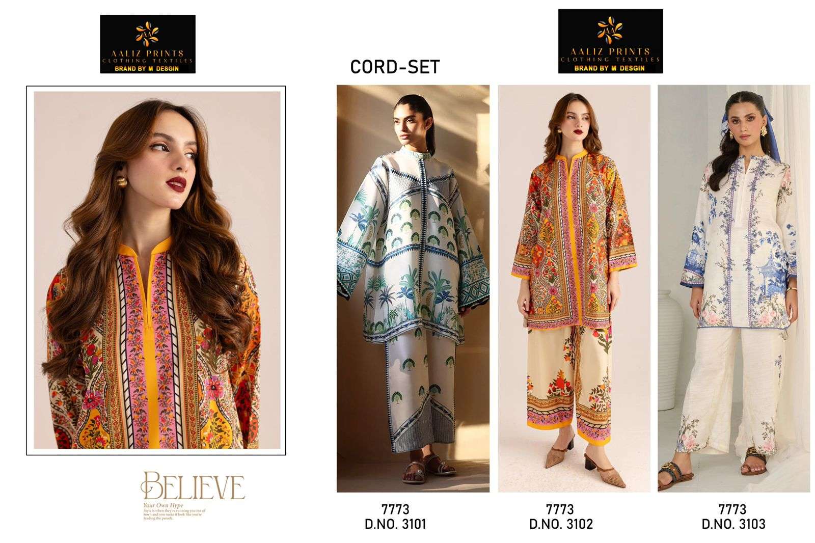 NEW‎‎‎ LAUNCH Cord set Vol 9 by AALIZ PRINTS-01-09