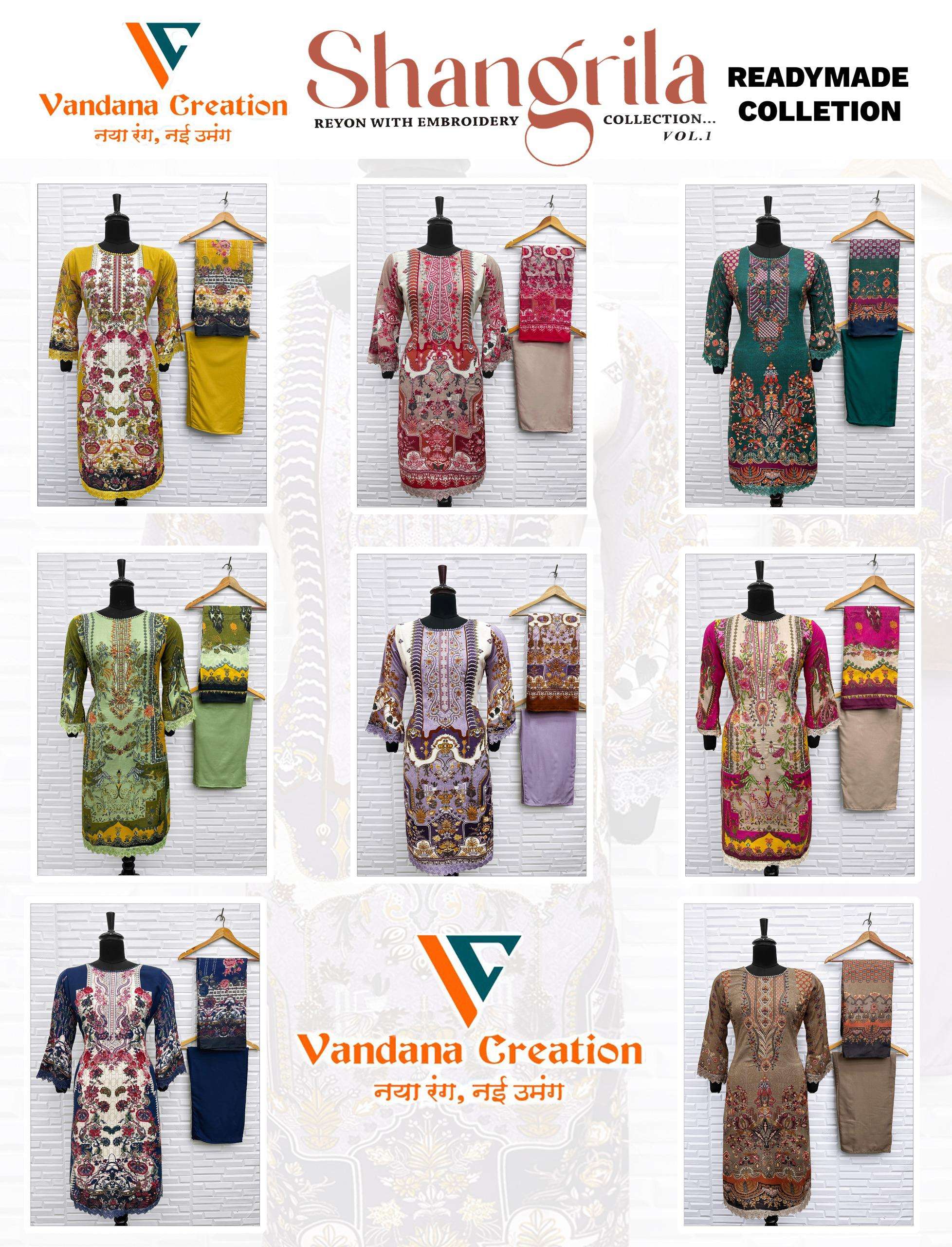 SHANGRILA‎ VOL-1 Ready Wear by Vandhna-01-08