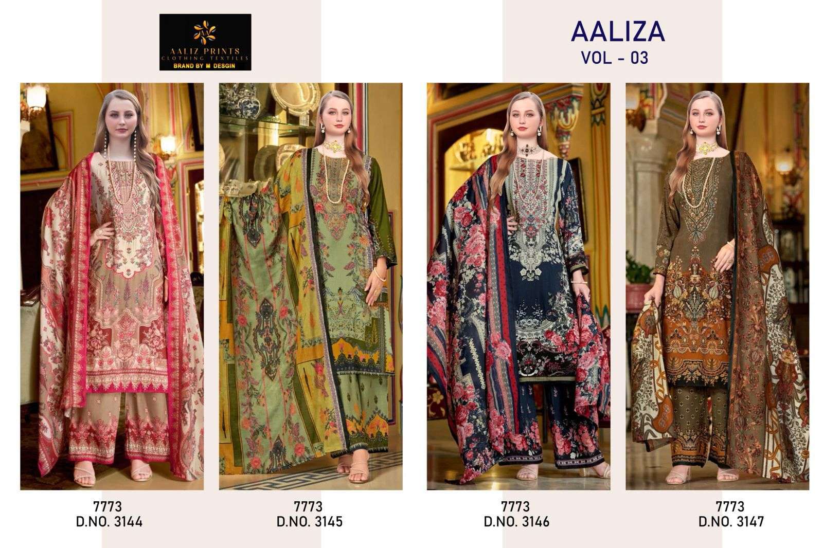 Aaliza vol 3 embroidery collection vol by Aaliz Prints-01-08
