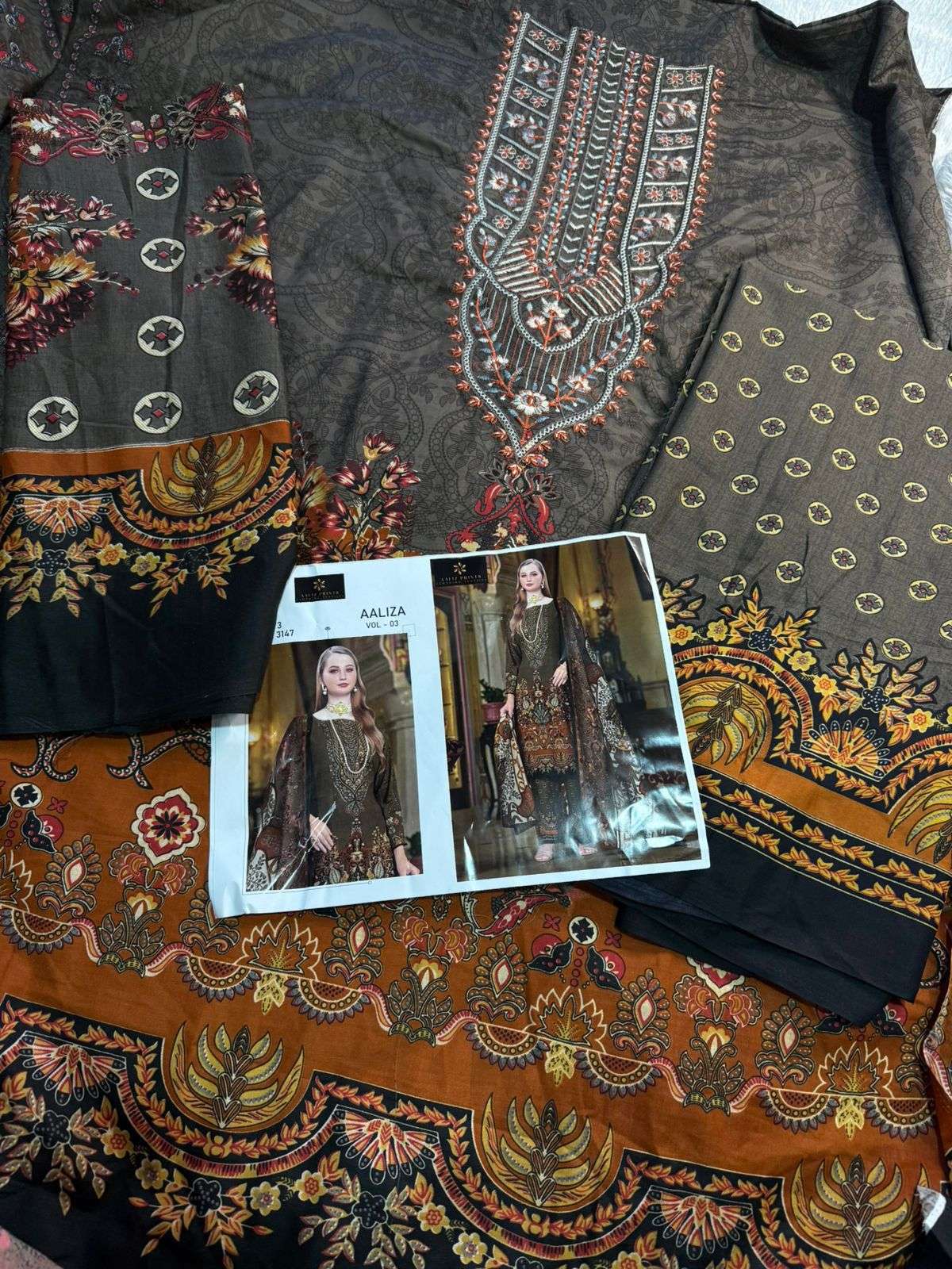 Aaliza vol 3 embroidery collection vol by Aaliz Prints-04