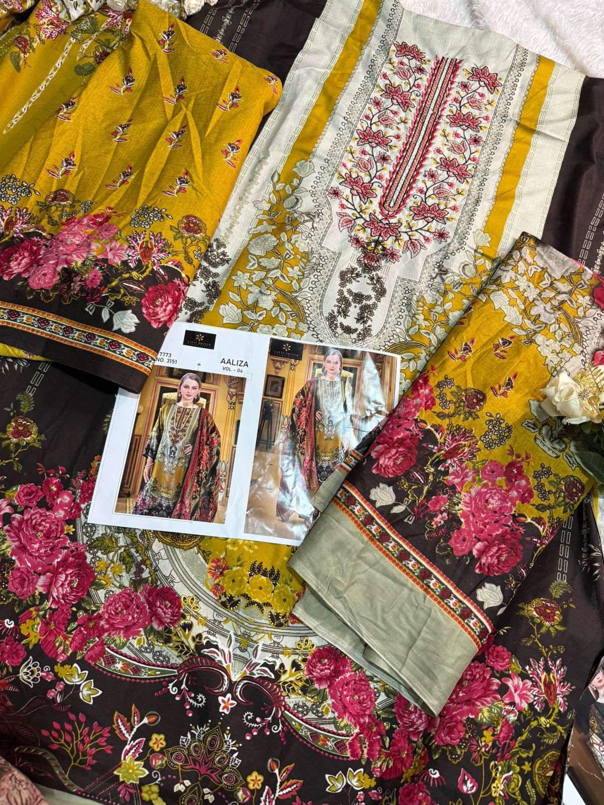 Aaliza vol 4 embroidery collection vol By Aaliz Prints-06