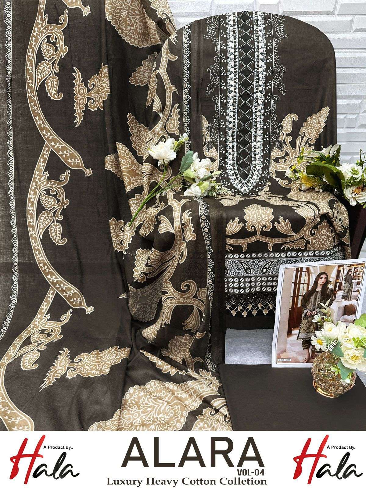 ALARA VO 4 HEAVY LAWN COTTON BY HALA-01