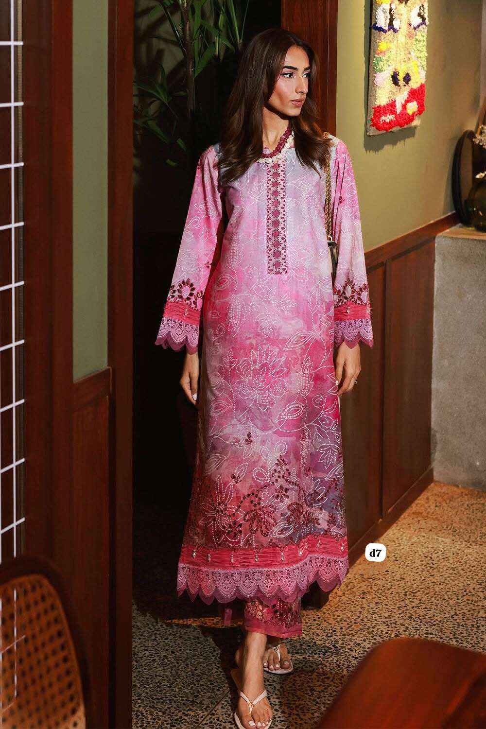 BALLERINA 2 PIECE LAWN 25 Model & OPen Pic by NUREH-02