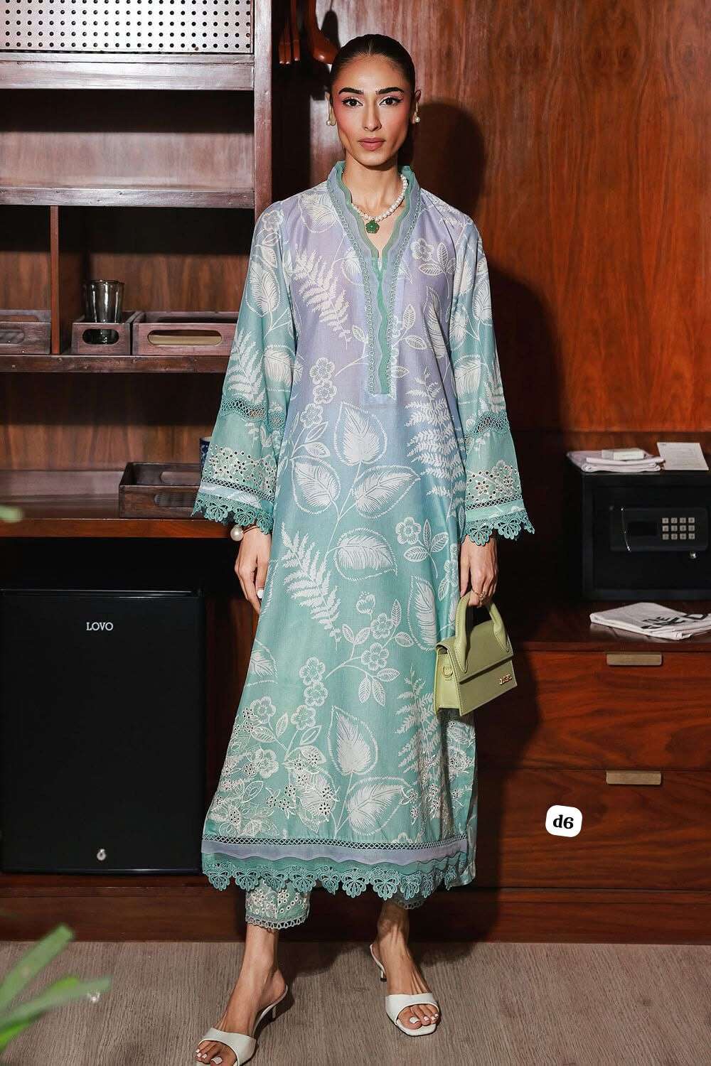 BALLERINA 2 PIECE LAWN 25 Model & OPen Pic by NUREH-05