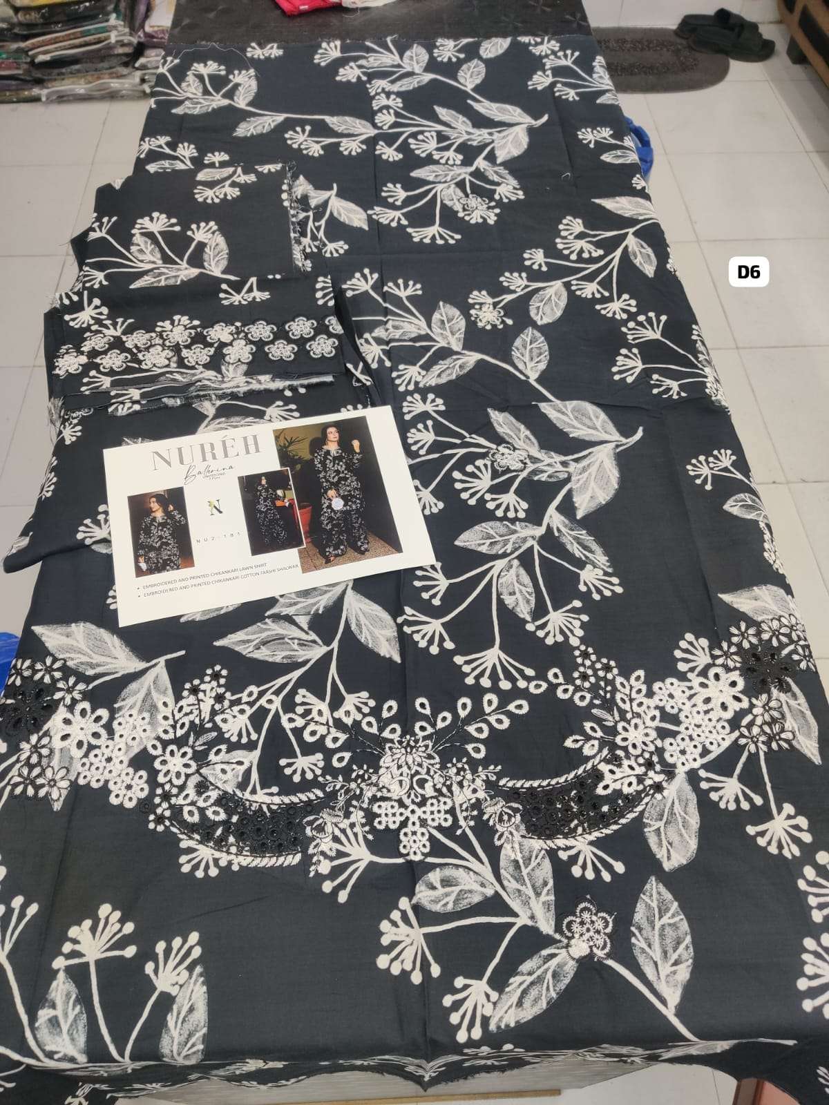 BALLERINA 2 PIECE LAWN 25 Model & OPen Pic by NUREH-11