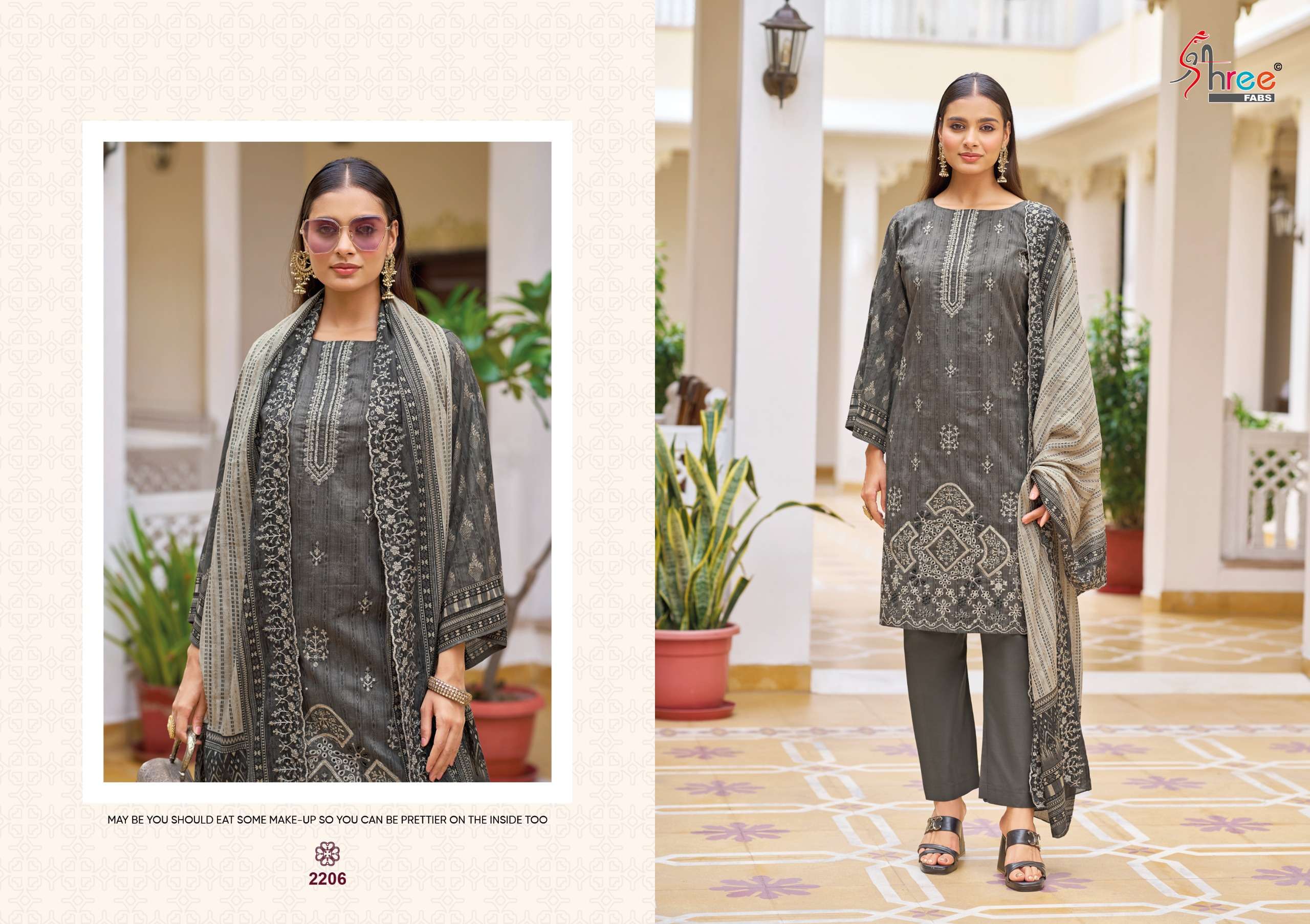 BIN SAEED LAWN COLLECTION VOL-22 BY SHREE-01