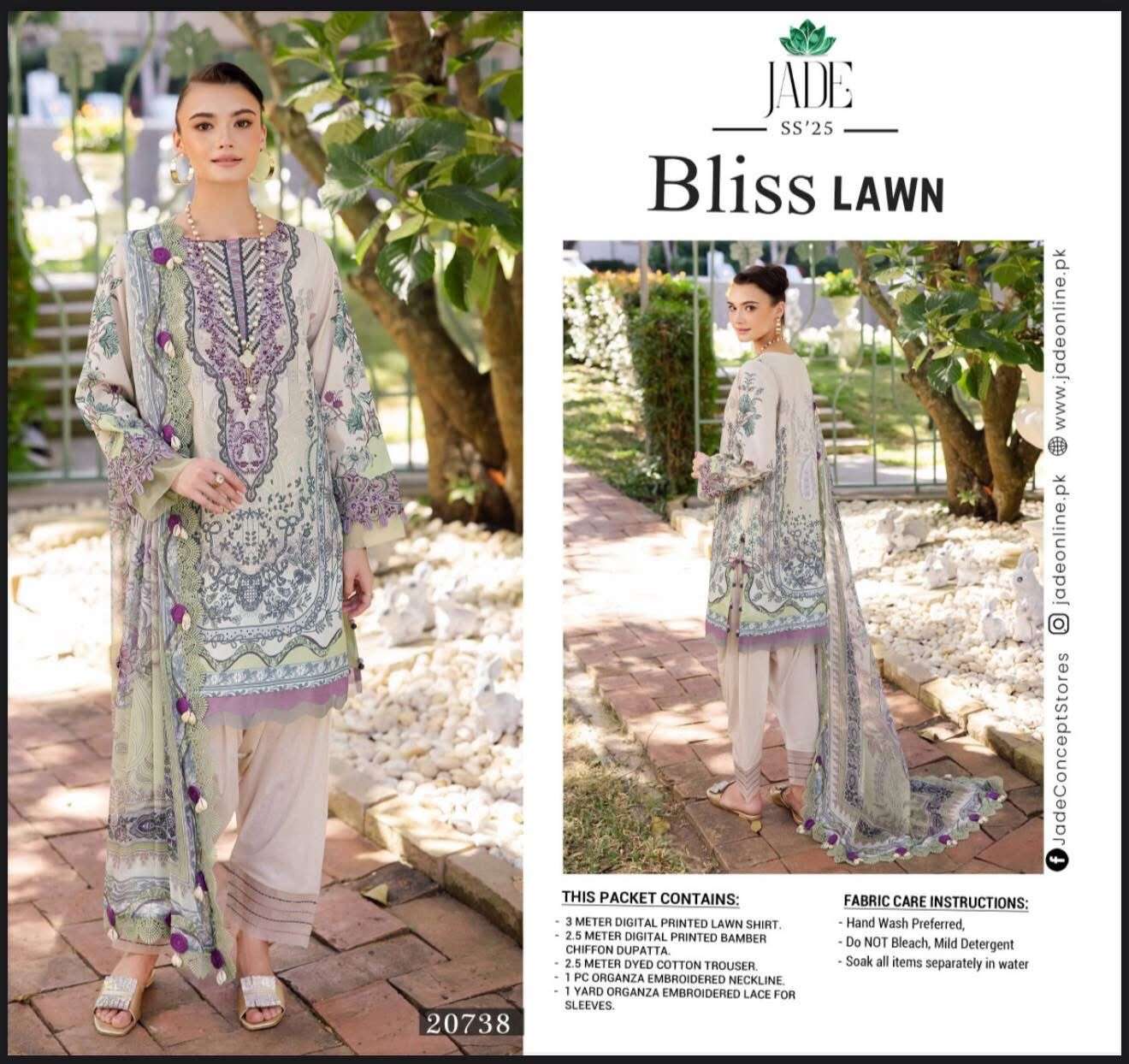 BLISS LAWN VOL-01 SPRING SUMMER 2025 SINGLE PIC BY JADE-02
