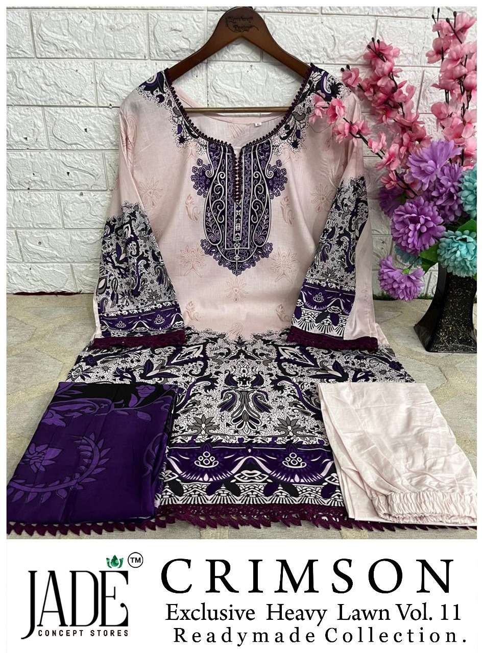 CRIMSON EXCLUSIVE LAWN COLLECTION VOL 11 Ready by JADE-04