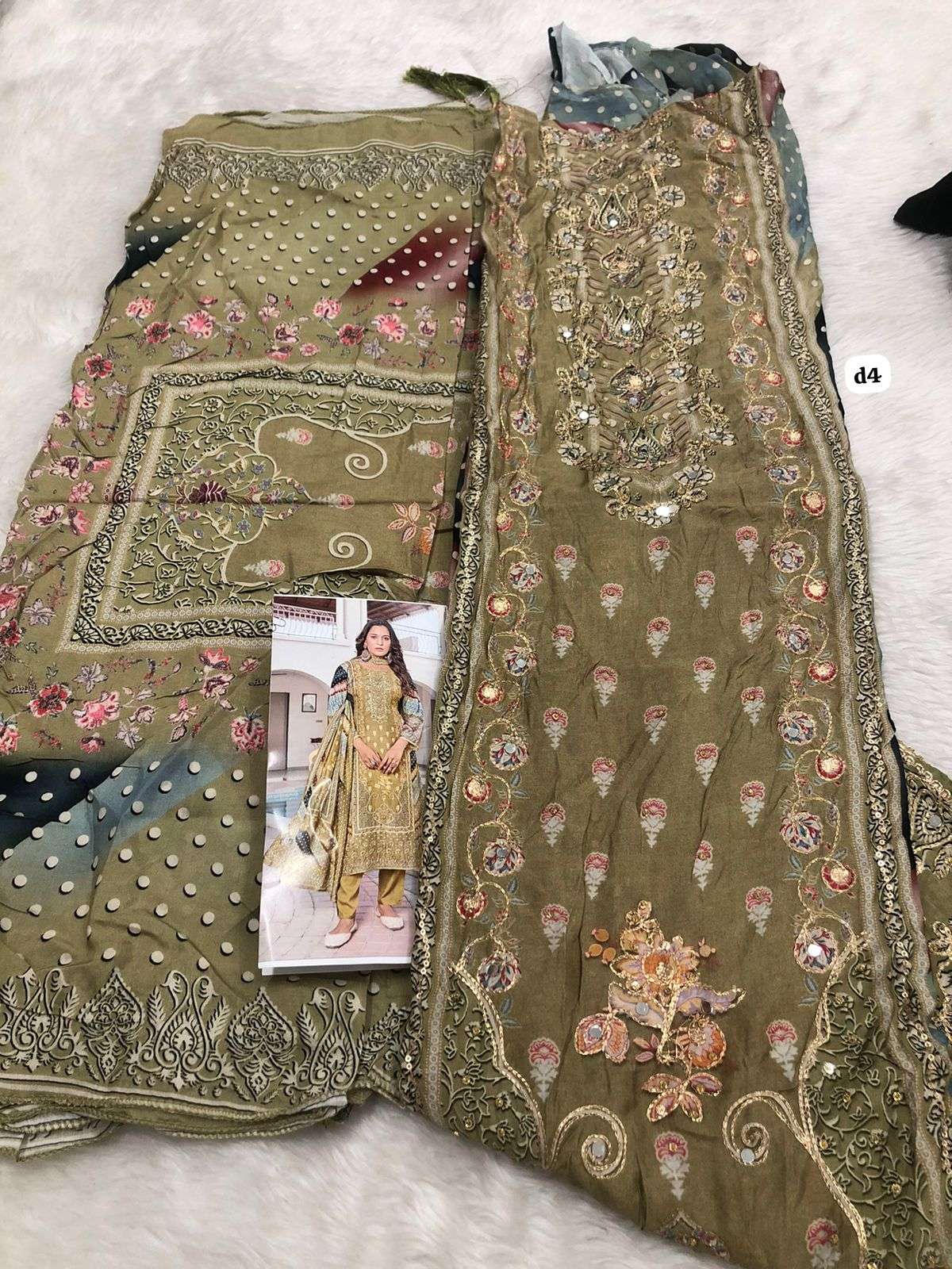 Falah Maslin Collection code -: 30492 by falah Designer Suits-01-04