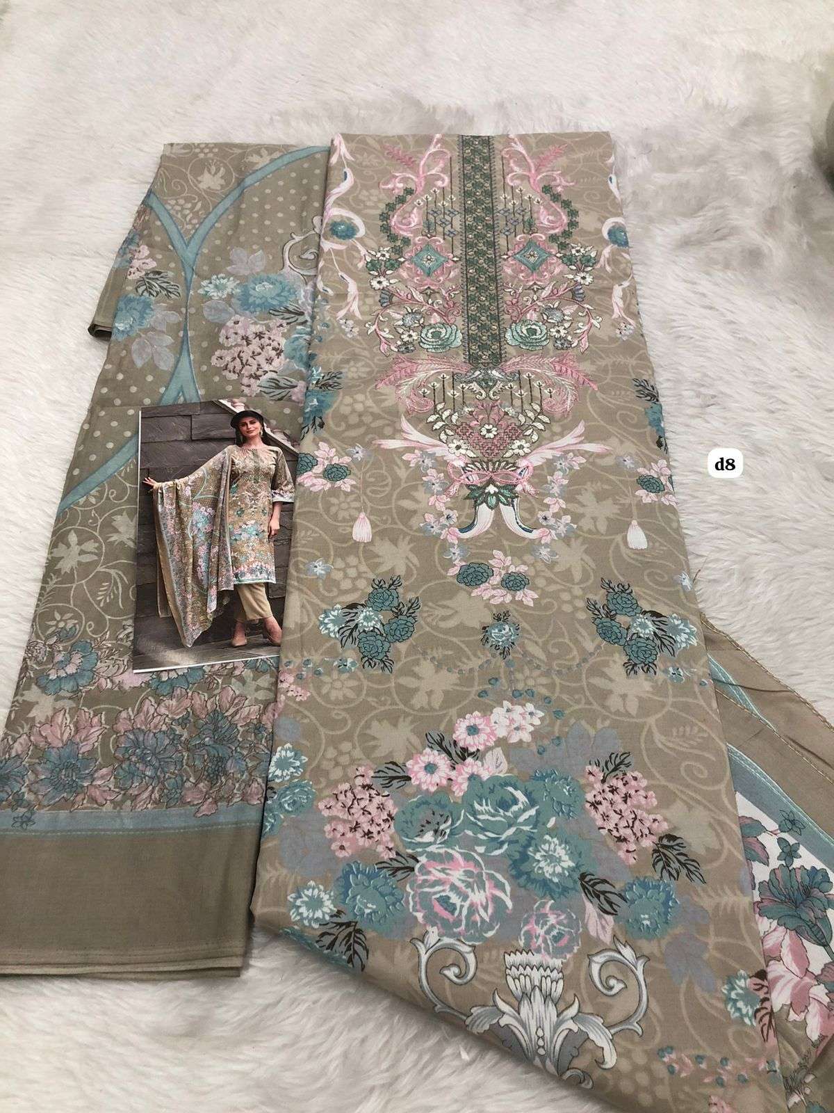 Falah Premium Cotton Collection code 30470 By Falah Designer Suits-01-08
