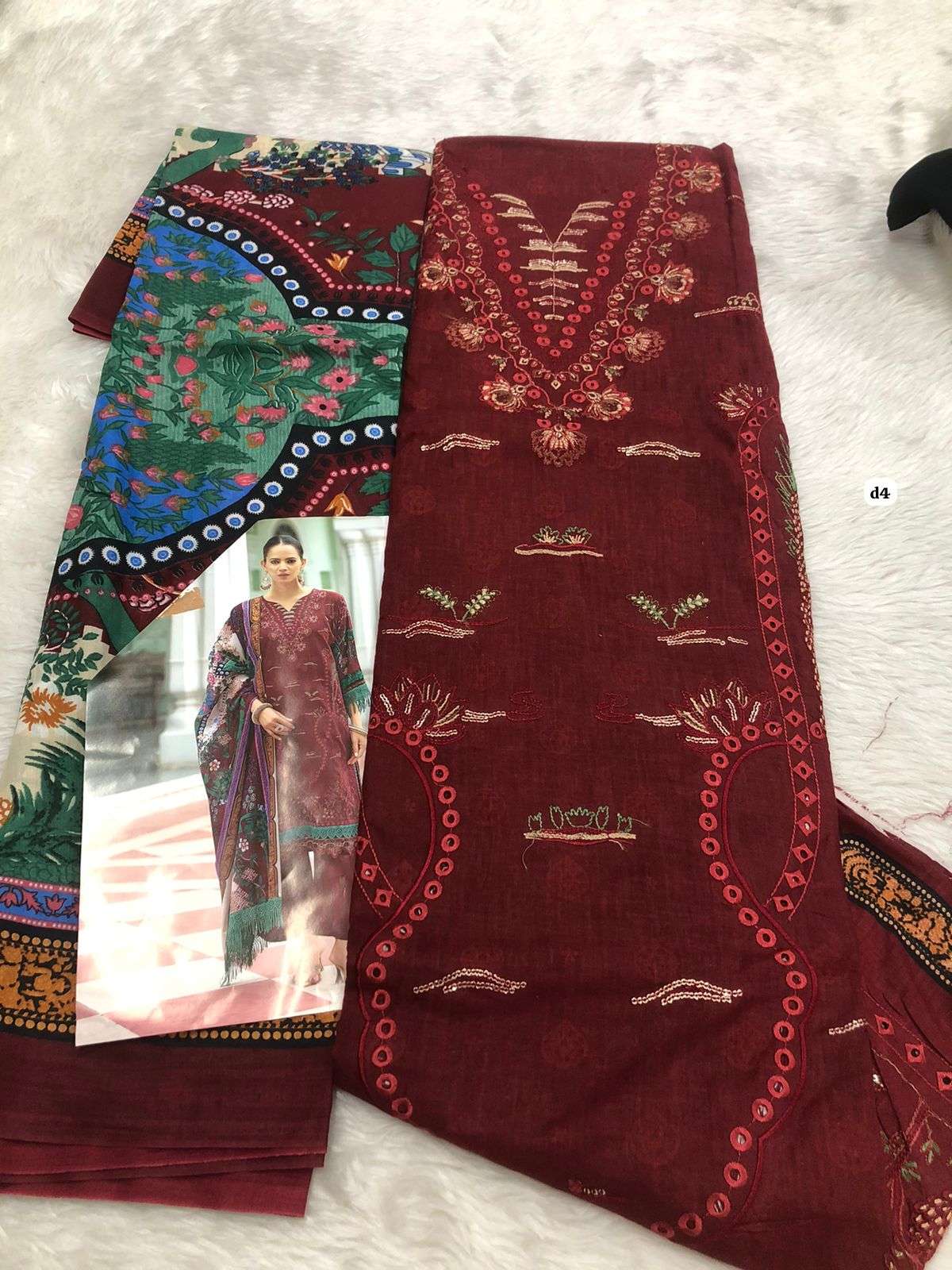 Falah Premium Cotton Collection code -: 30490 by falah Designer Suits-04