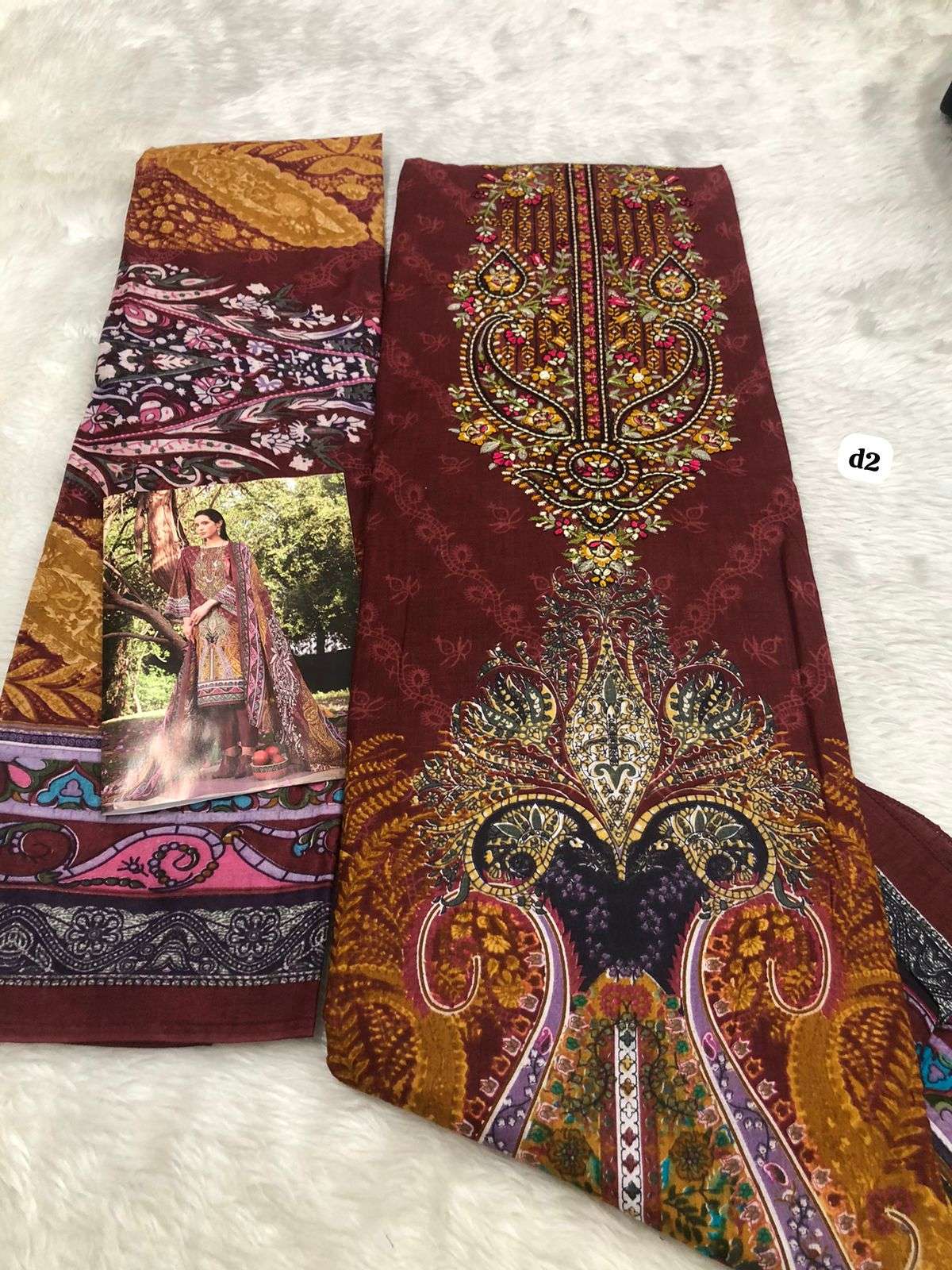 Falah Premium Cotton Collection code 30499 Falah Designer Suits-08