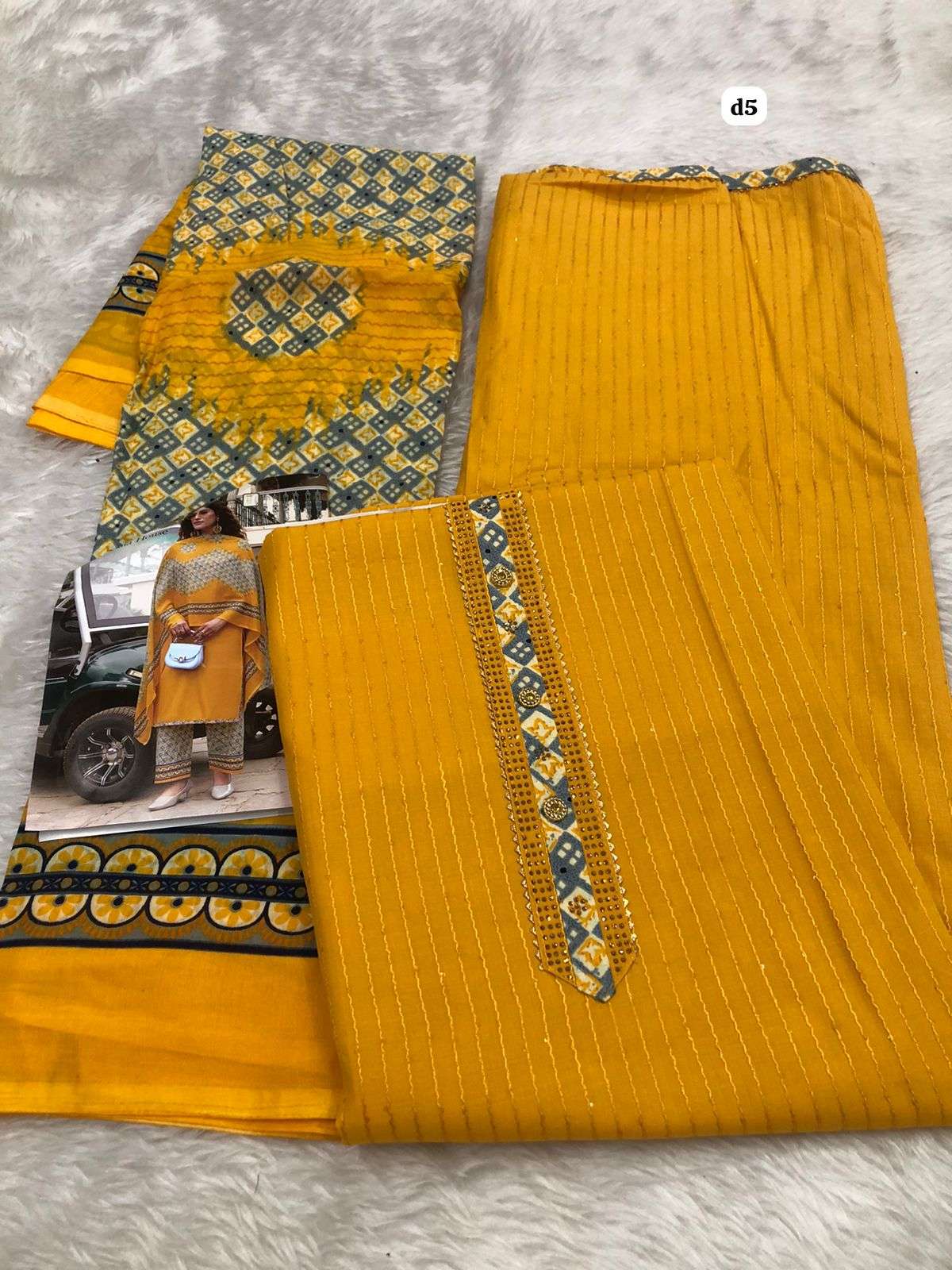 Falah Premium Cotton Collection code -30505 by Falah Designer Suits-01