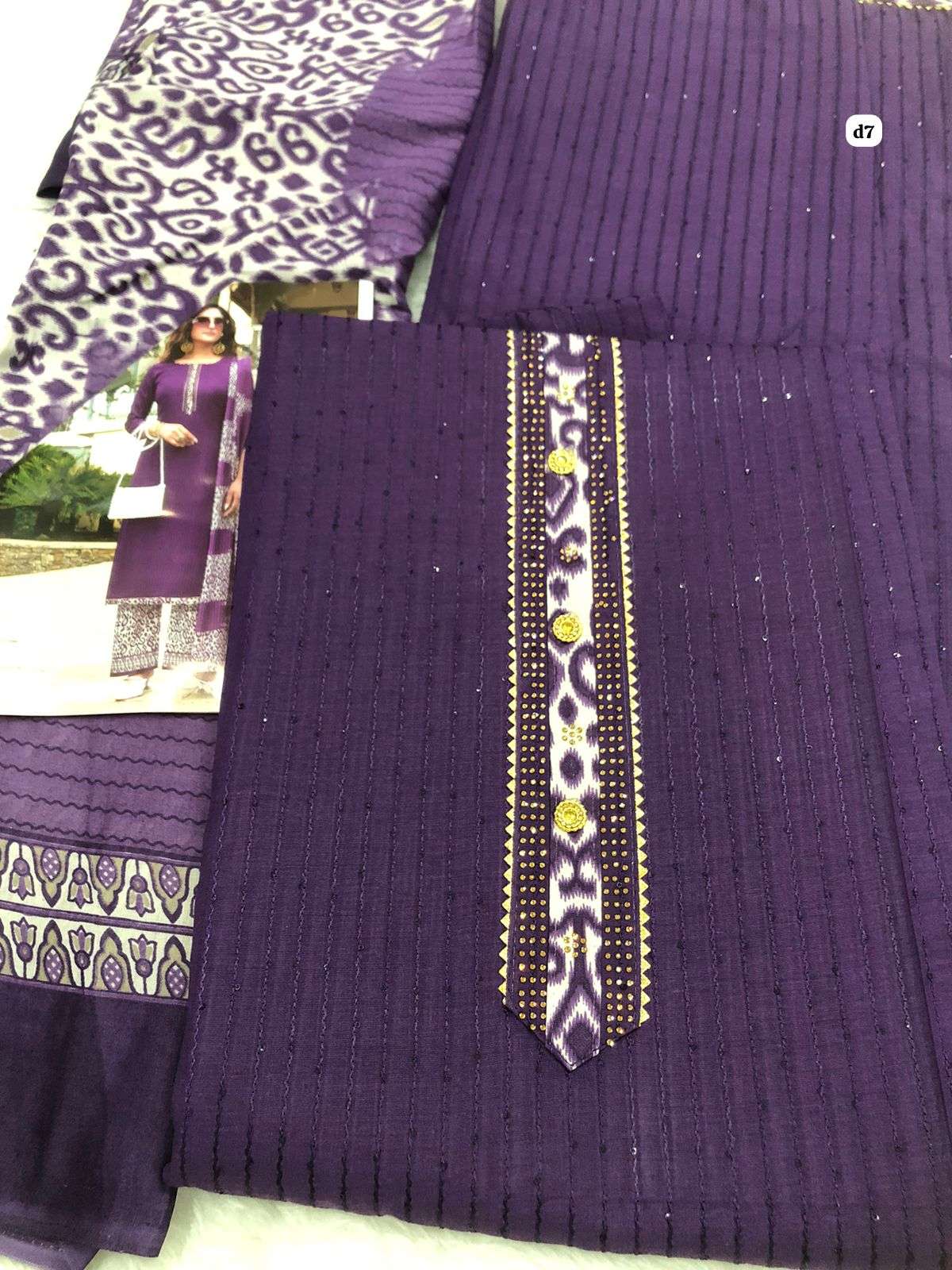 Falah Premium Cotton Collection code -30505 by Falah Designer Suits-02