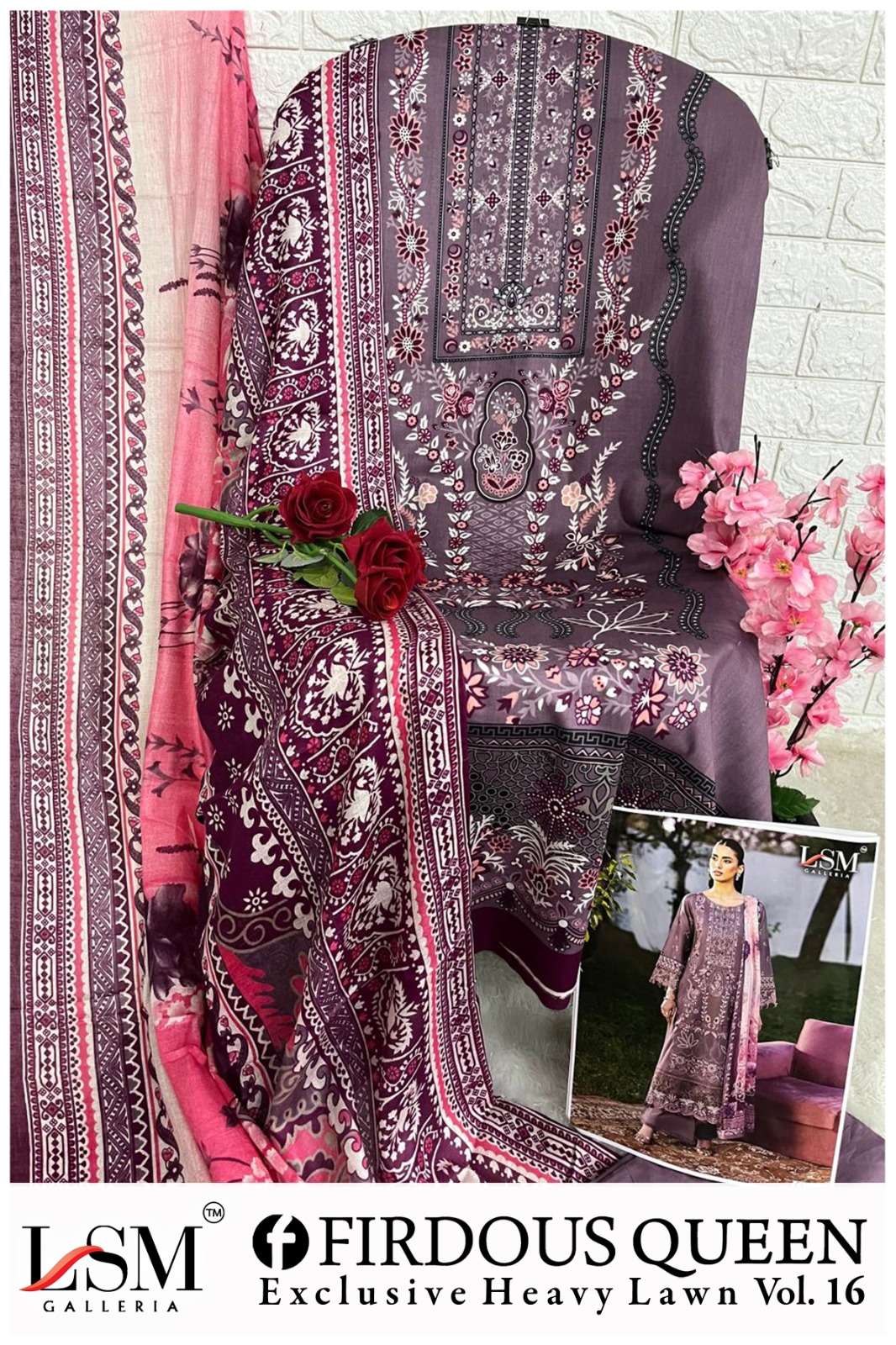 FIRDOUS QUEEN EXCLUSIVE HEAVY LAWN VOL 16 by LSM-04