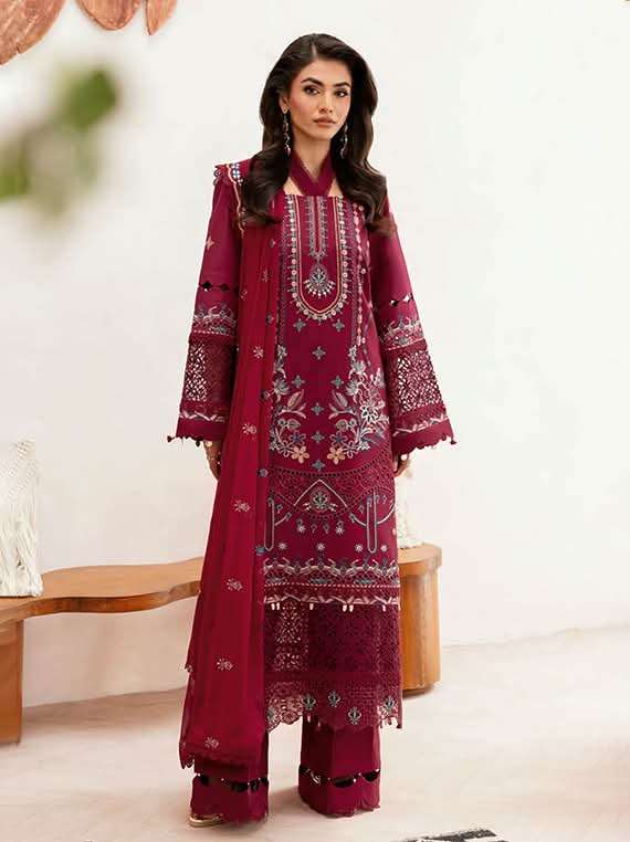 Ghazal Luxury Lawn Vol 4 by Model & Open Pic by Ramsha-02